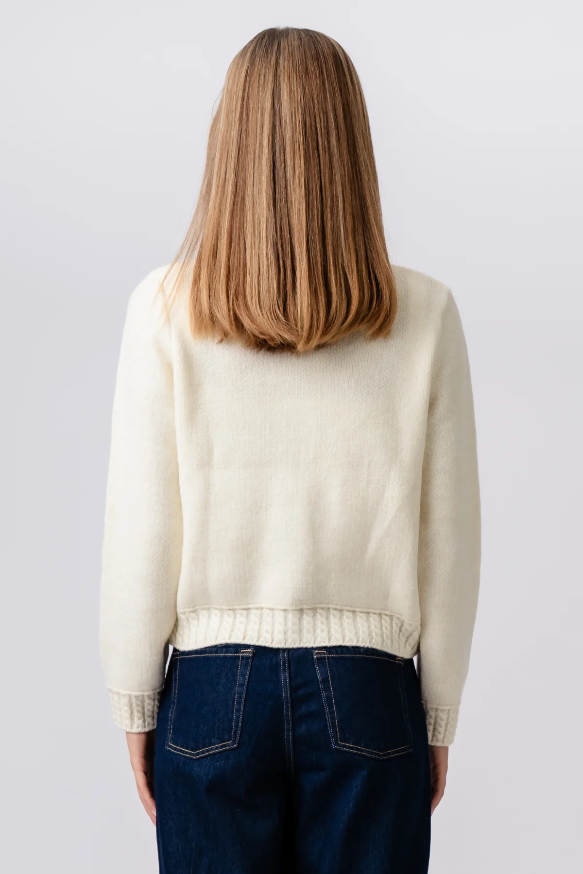 Emilie Strickjacke – Beige - Image 5
