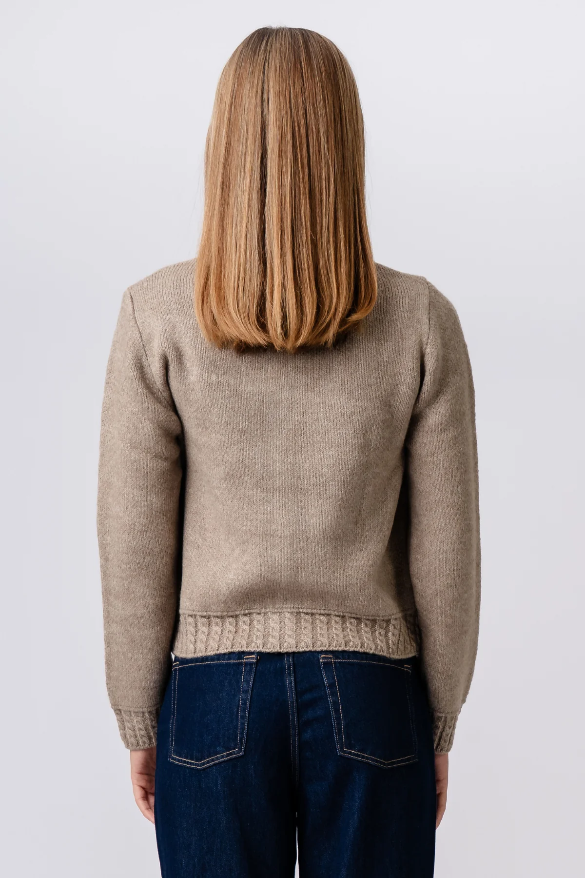 Emilie Strickjacke – Braun - Image 3