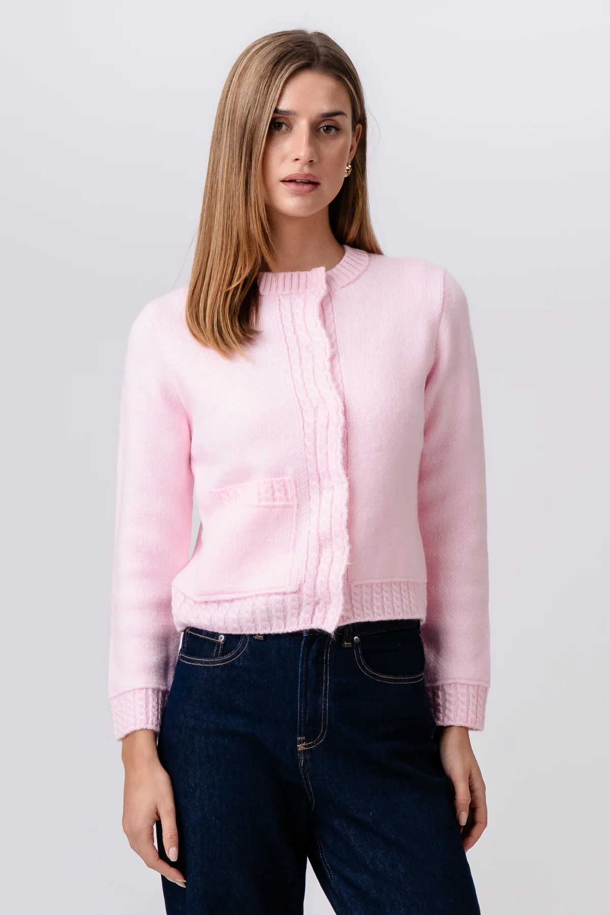 Emilie Strickjacke – Rosa