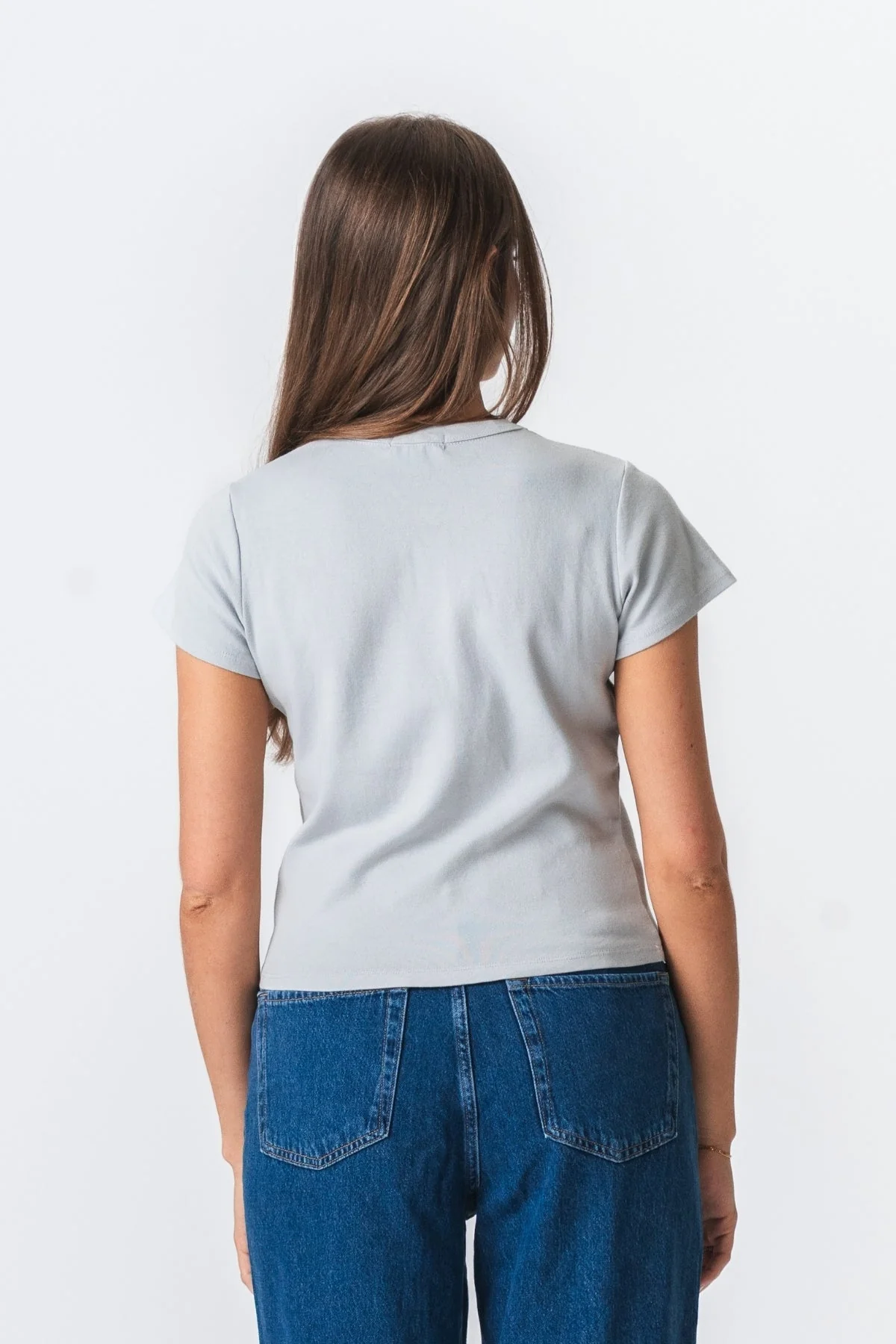 Emily Short T -Shirt - Hellgrau - Image 3