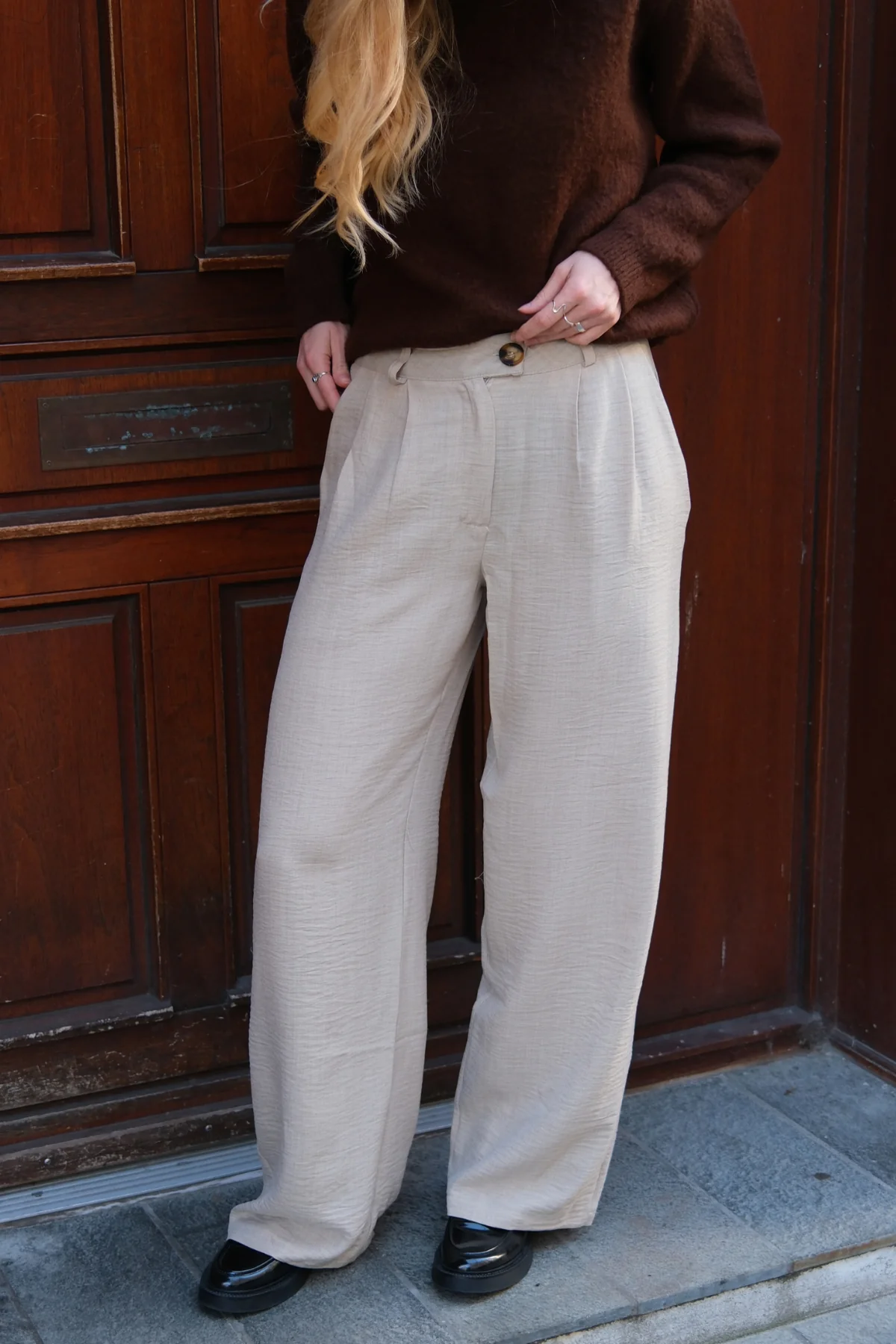 Emma Pants Locker - Beige - Image 2