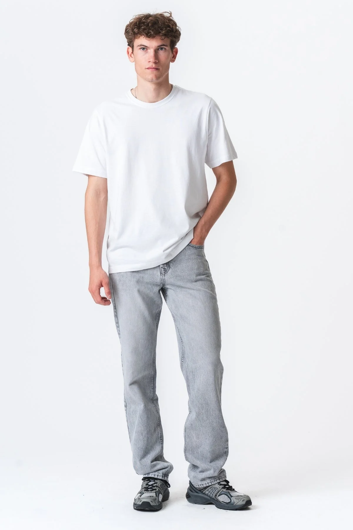Entspannte Fit Jeans - grauer Jeans - Image 6