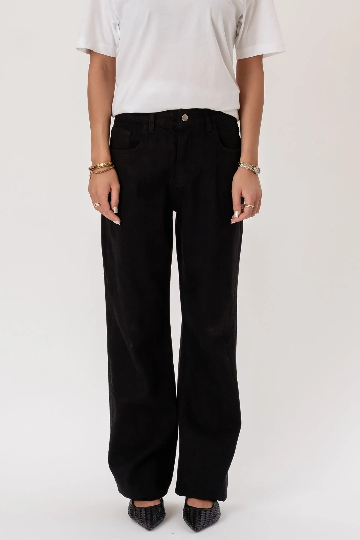 Erica Loose Jeans - Schwarz