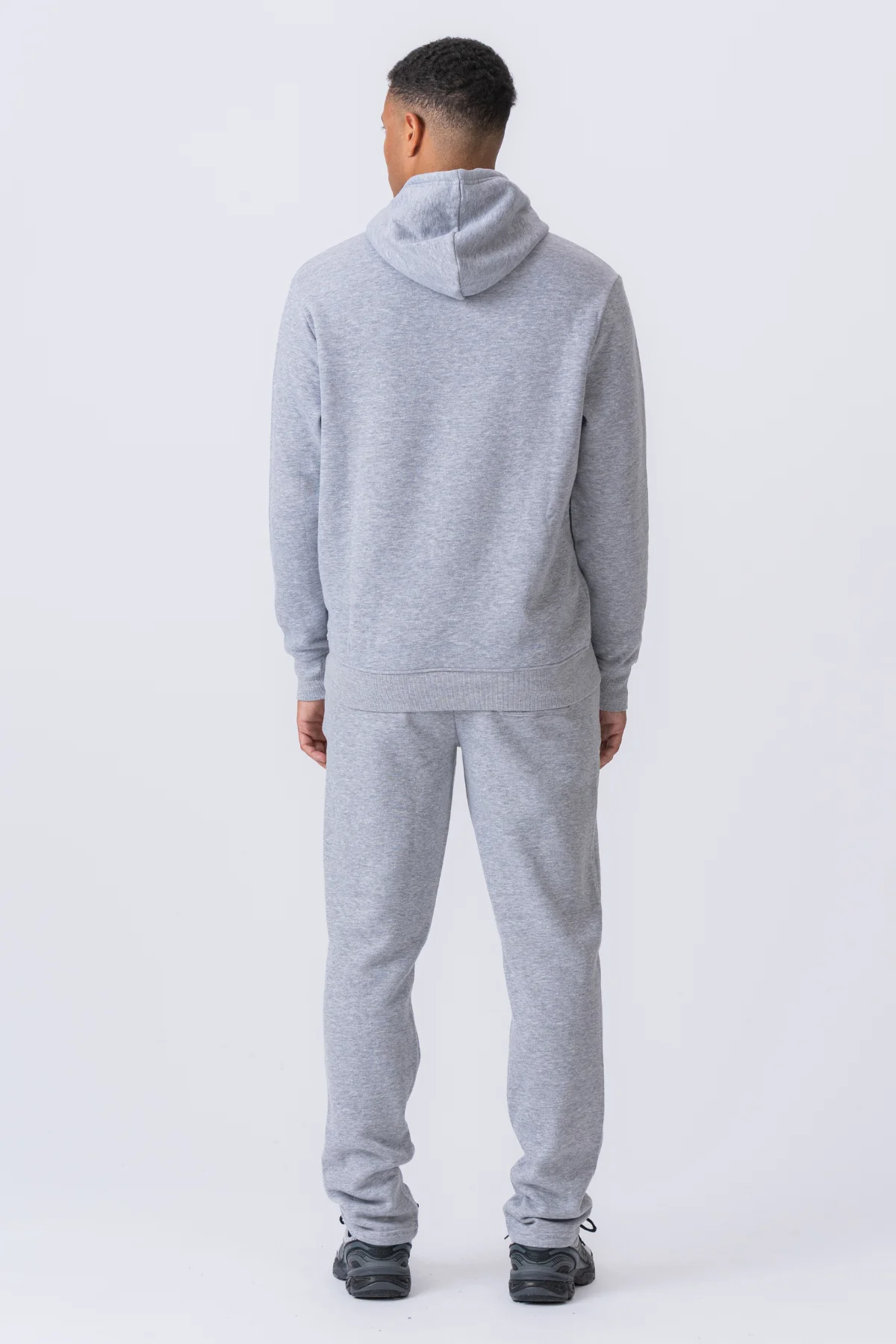 Essential Kapuzen-Sweatset – Grau - Image 4