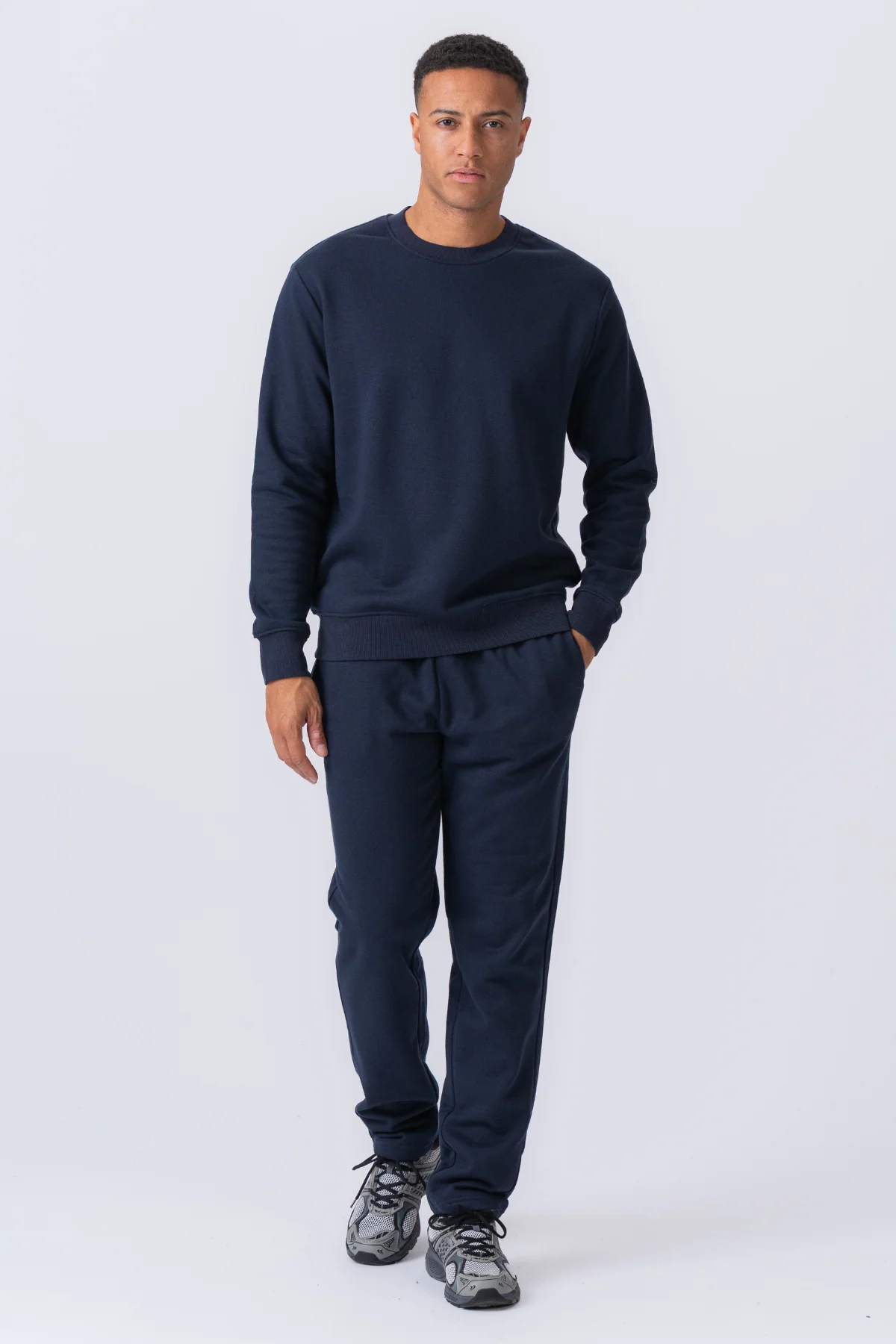 Essential Sweatset – Marineblau