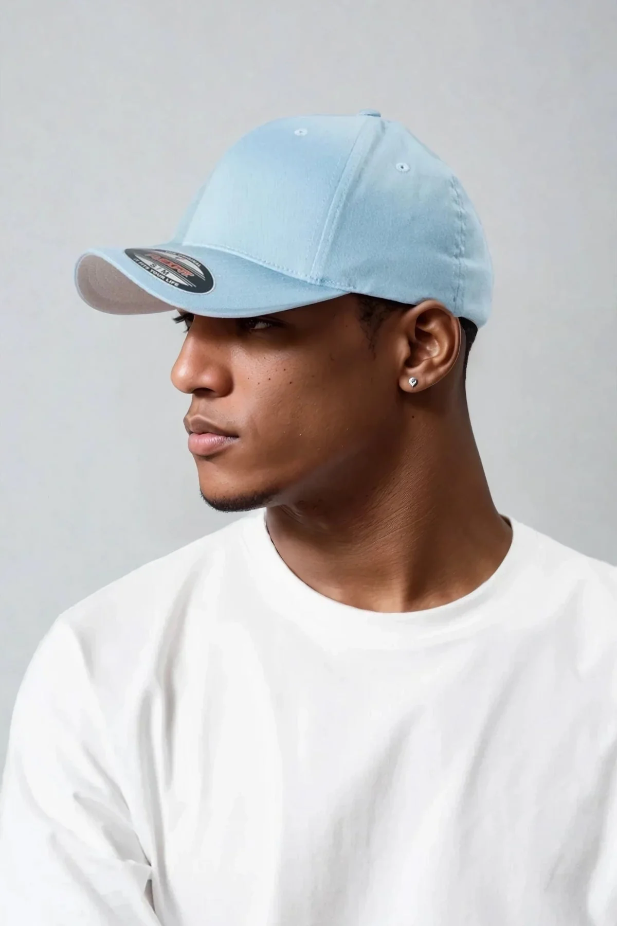 Flexfit Wollkämmert - Carolina Blue - Image 3