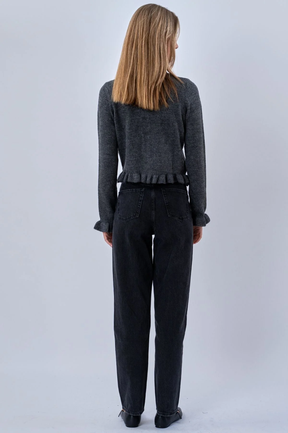 Flora-Cardigan – Grau - Image 4