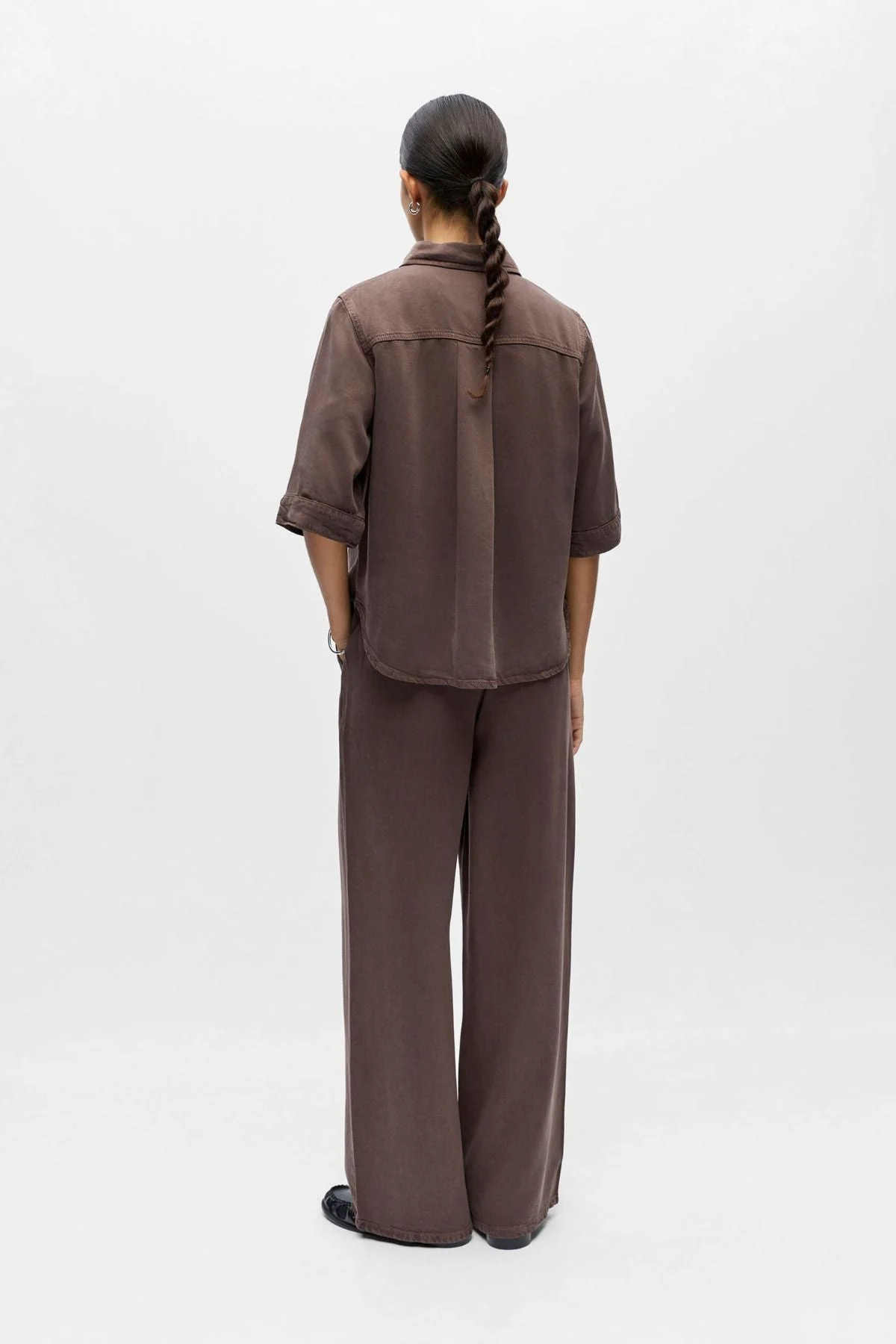 Frame Denim-Oberteil – Seal Brown - Image 3