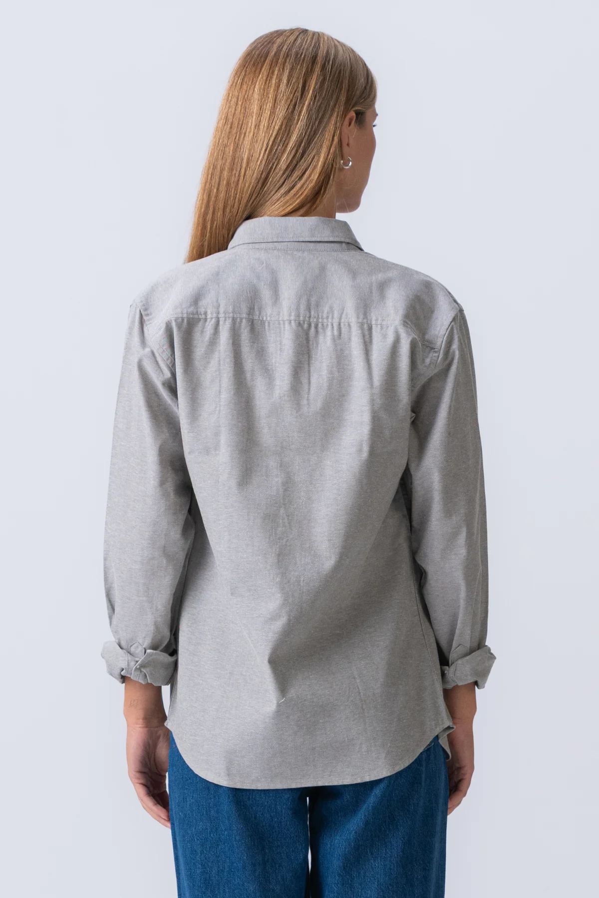 Freund Oxford Hemd - grau - Image 6