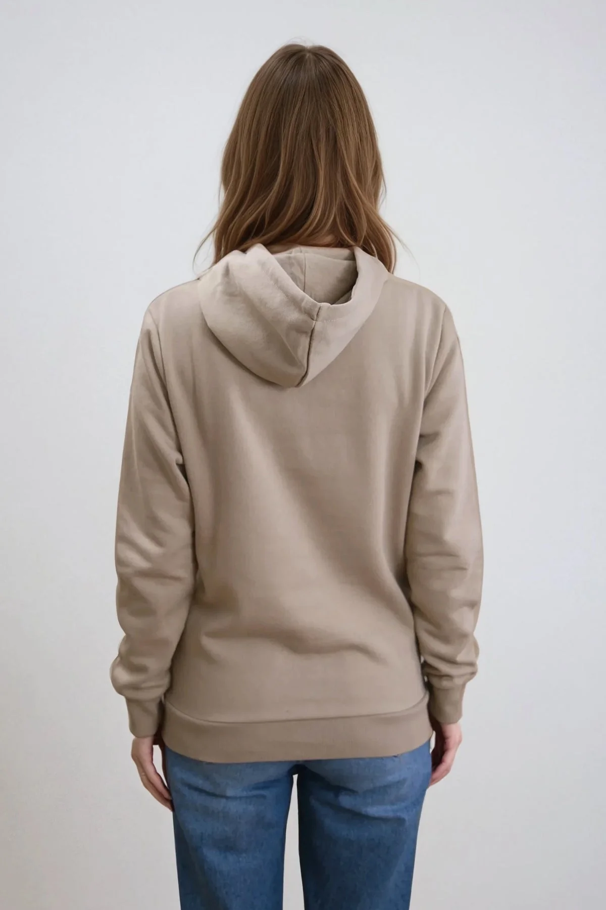 Freund Schweiß Hoodie - dunkles Beige - Image 6