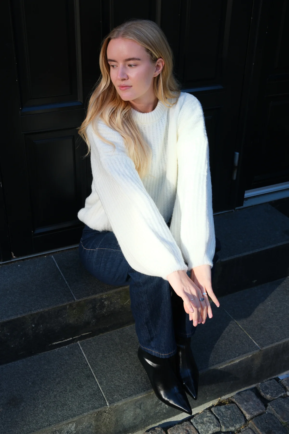 Gabriela -Strick - Weiß - Image 2