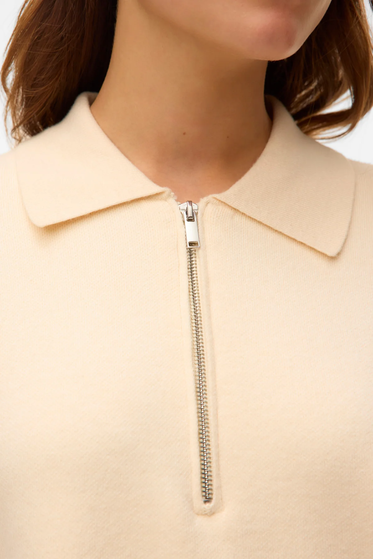 Gold 2/4 Poloneck Pullover - Birke - Image 3