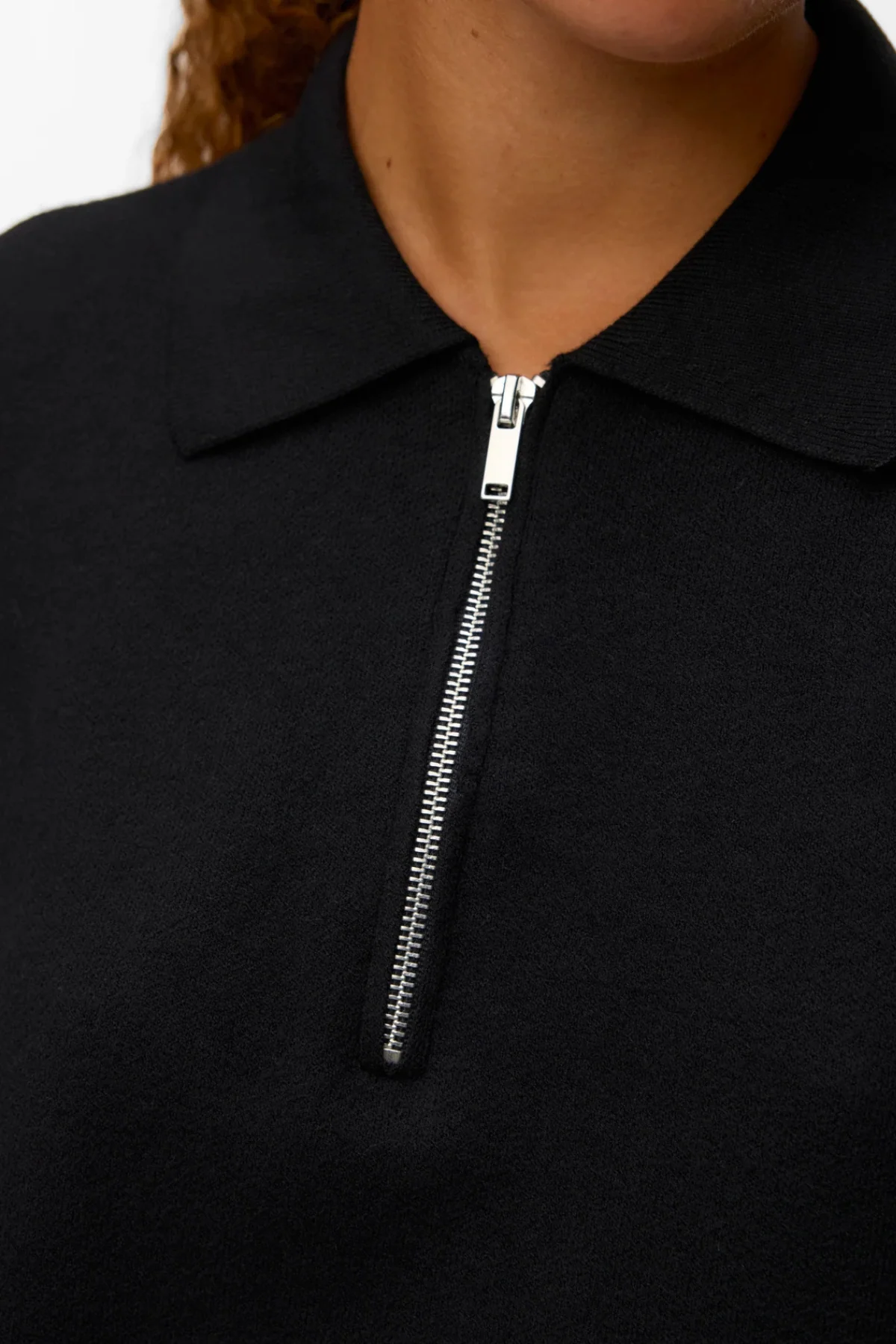 Gold 2/4 Poloneck Pullover - Schwarz - Image 3
