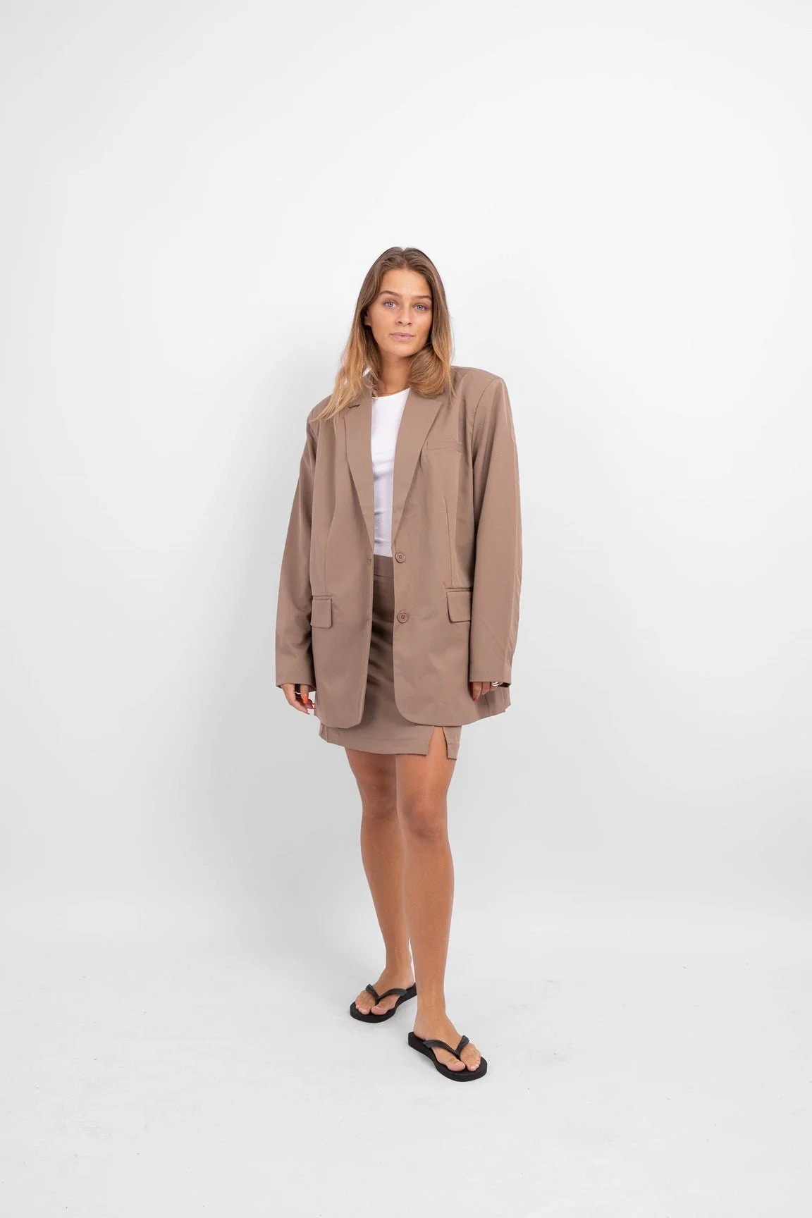 Größe Oversized Blazer - Fossil - Image 4