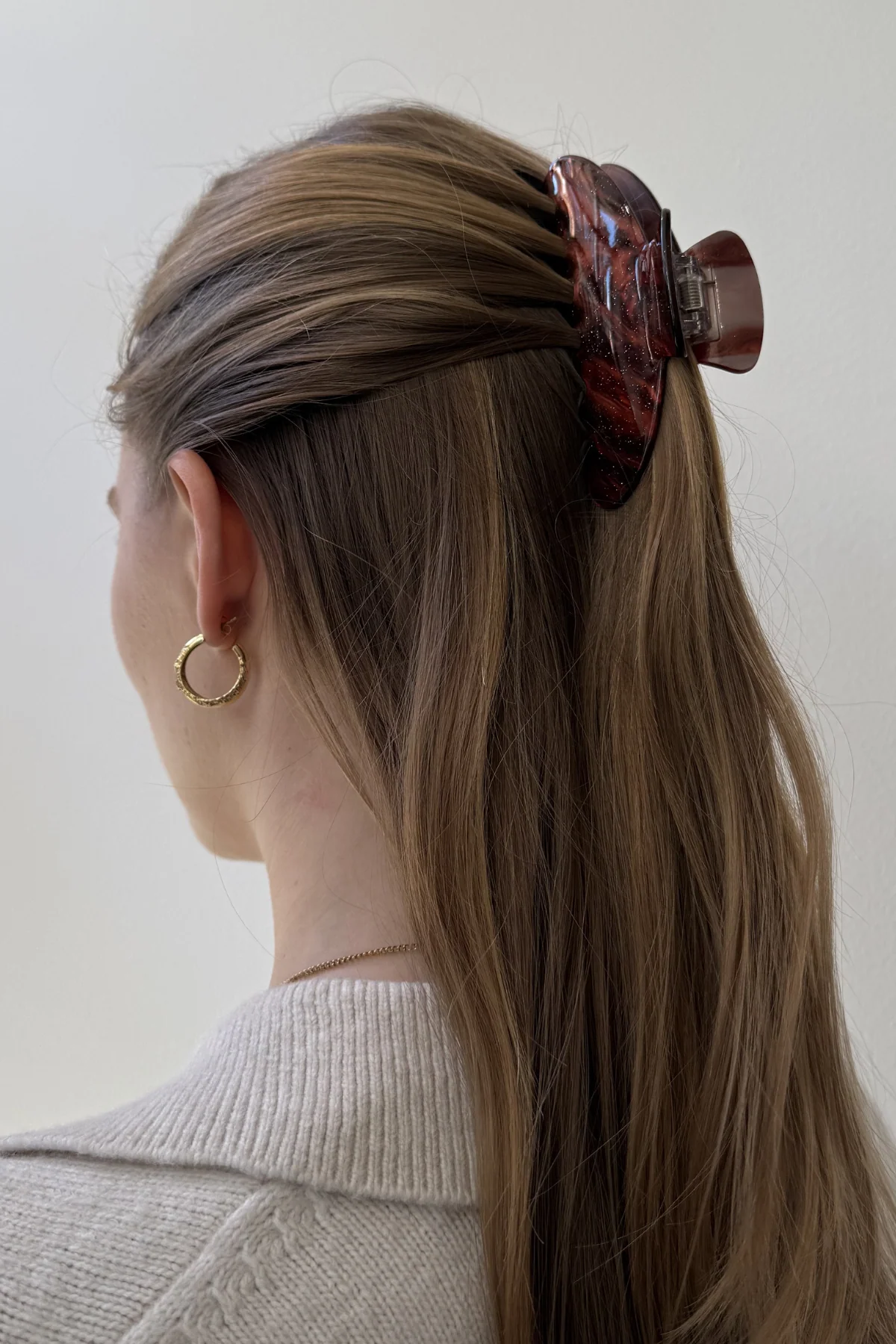 Haarclip - braun