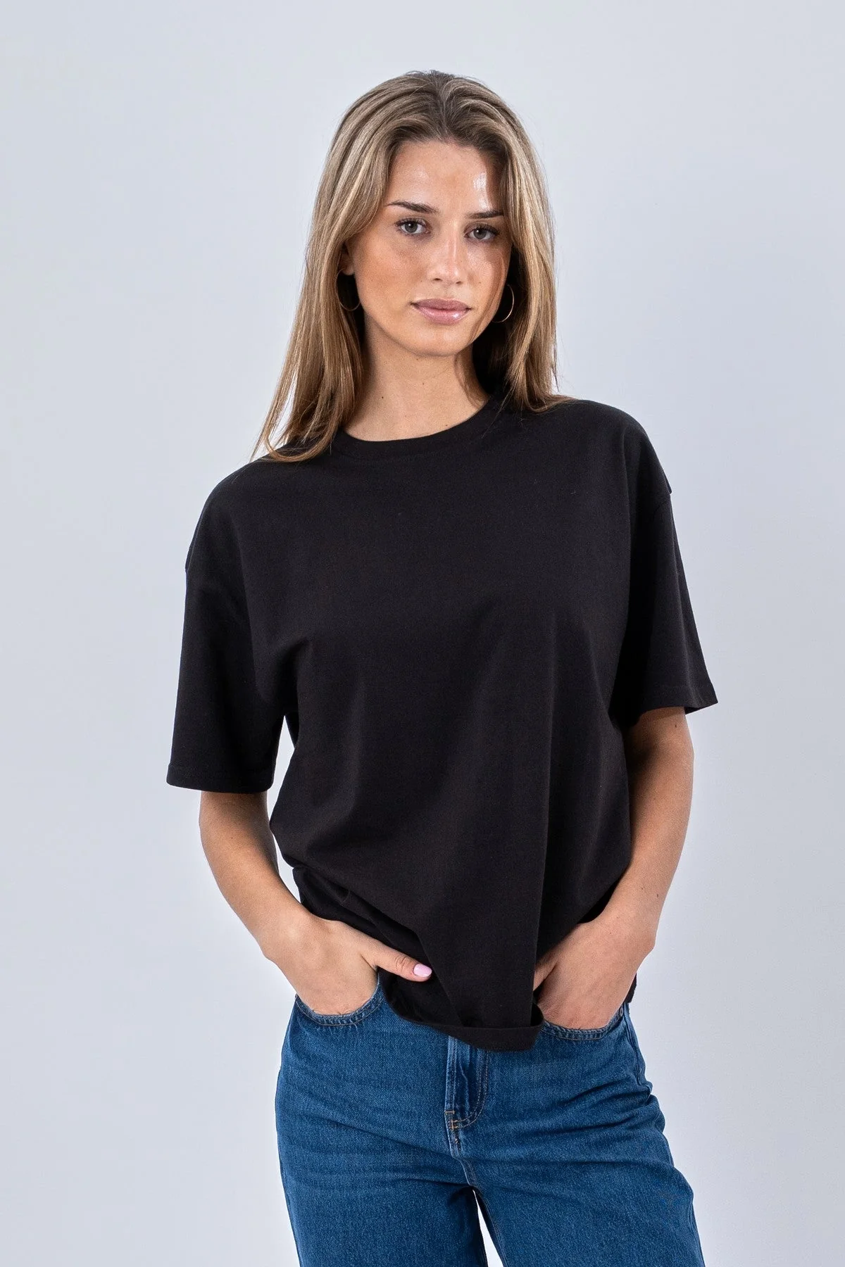 Schweres Boxfit-T-Shirt - Schwarz