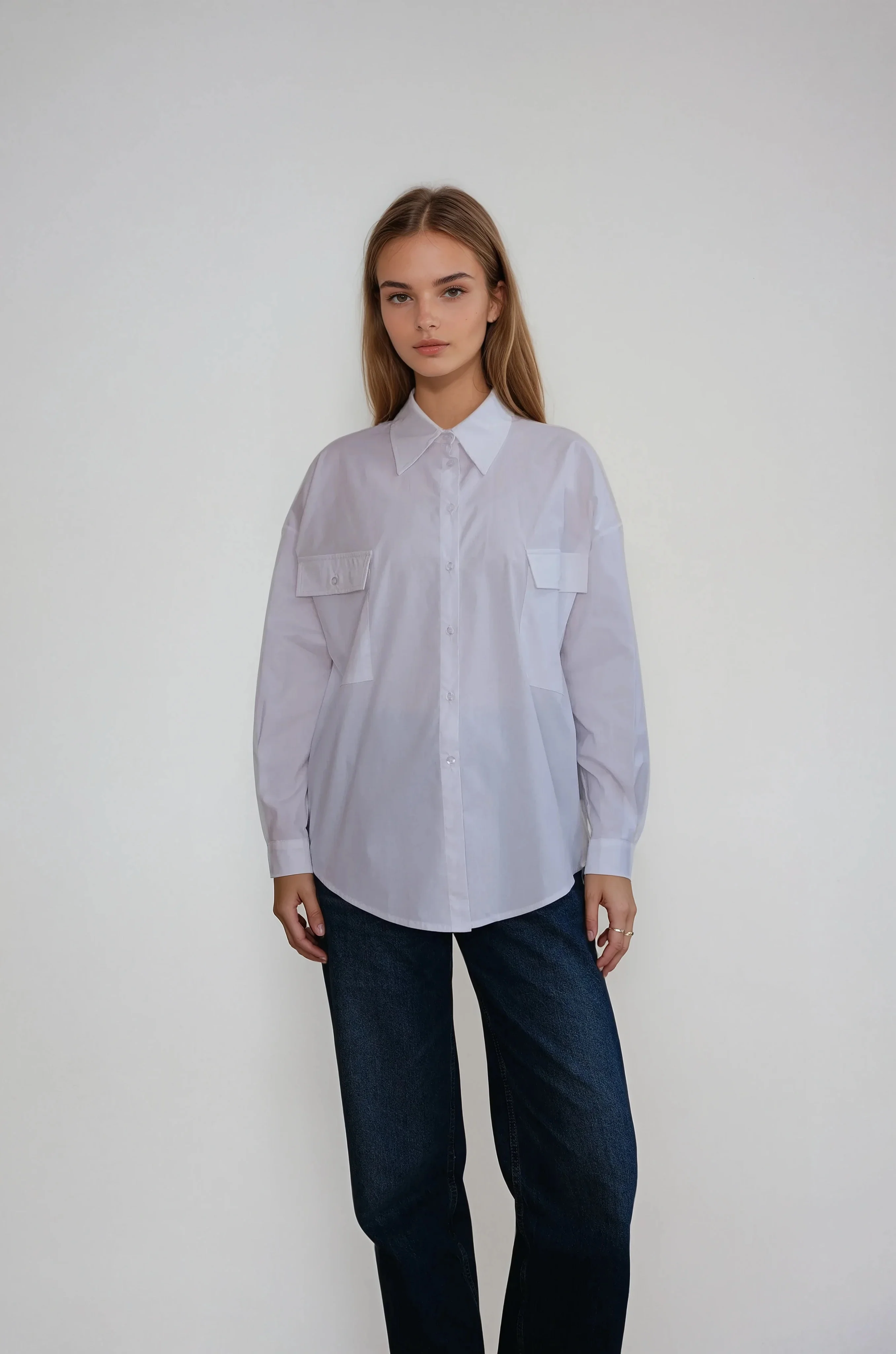 Hemd + Jeans - Damen
