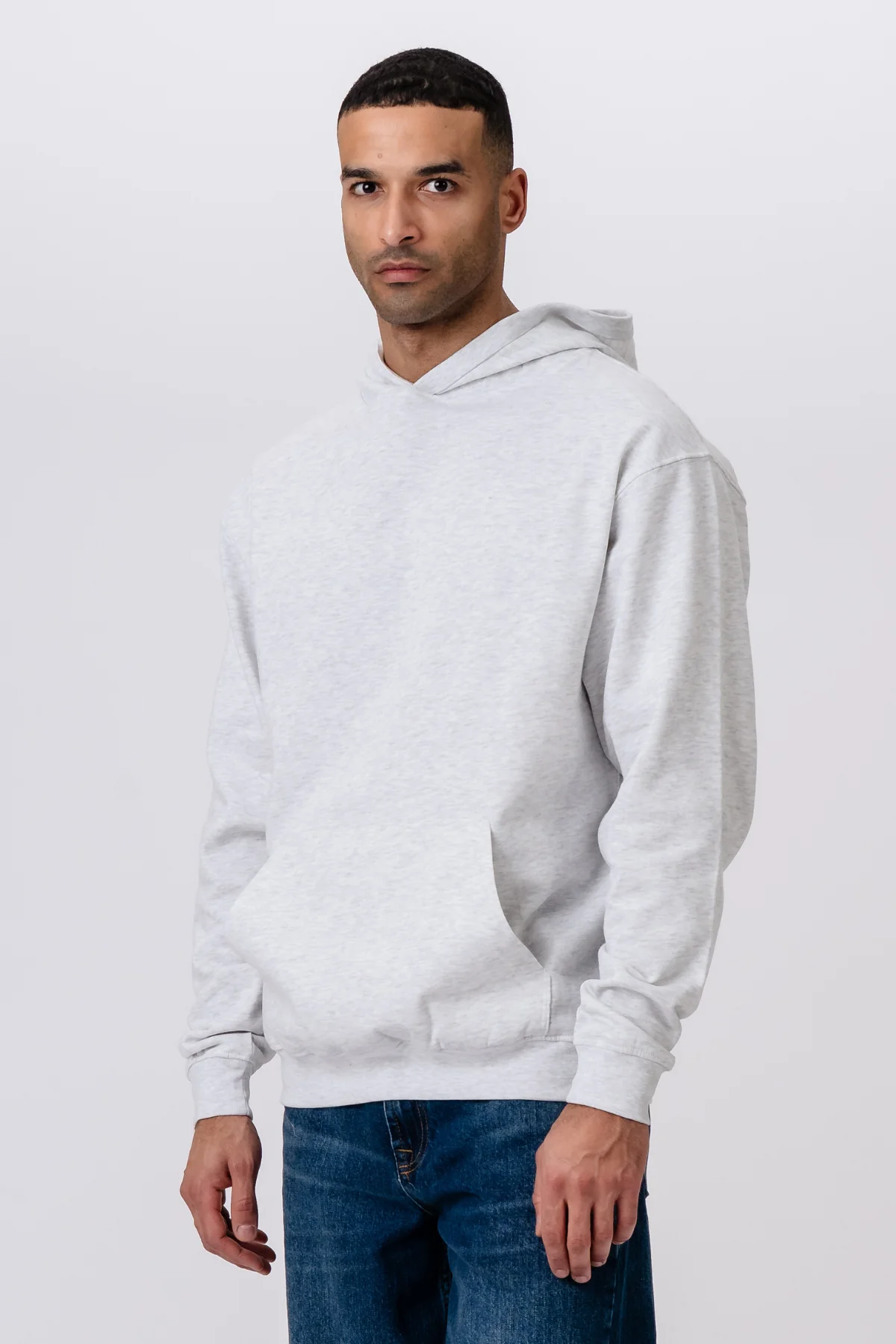Hoodie ohne Kordelkordel - Aschegrau