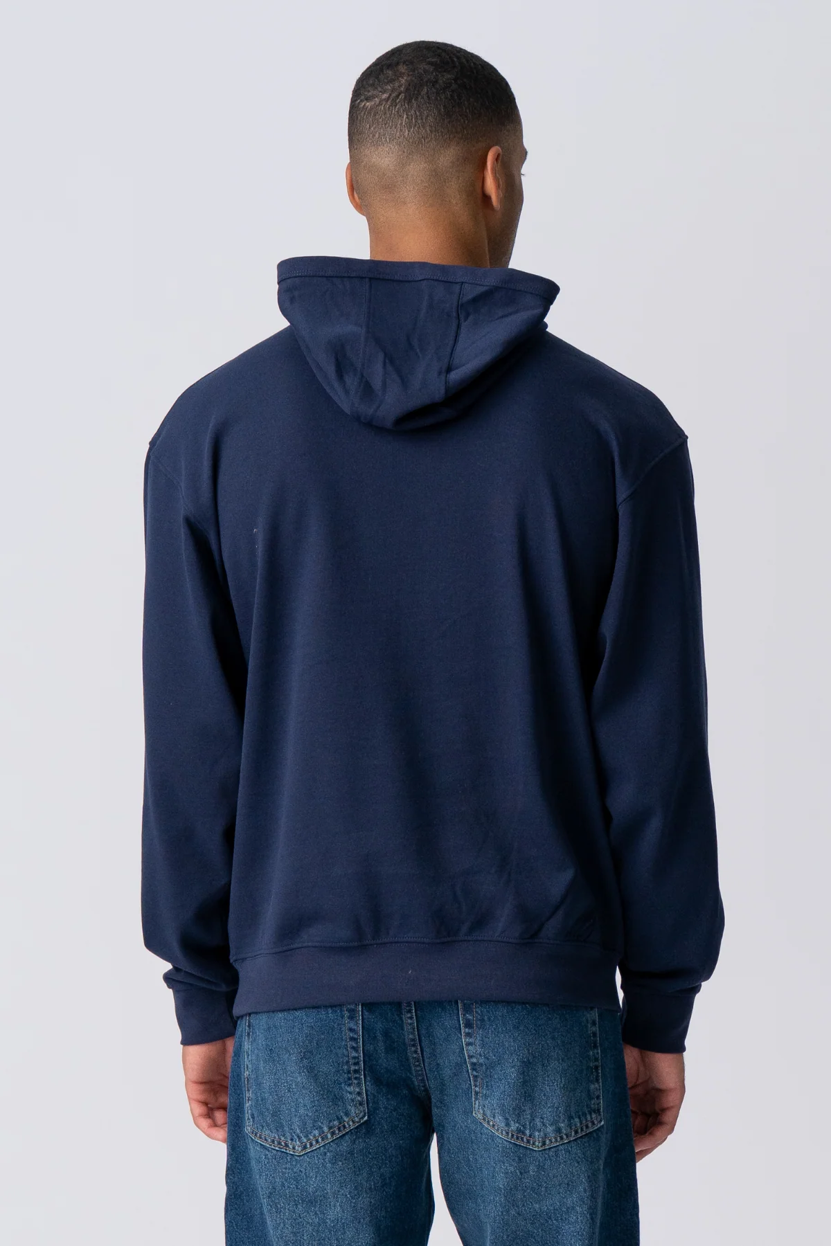 Hoodie ohne Kordelmine - Marine - Image 4