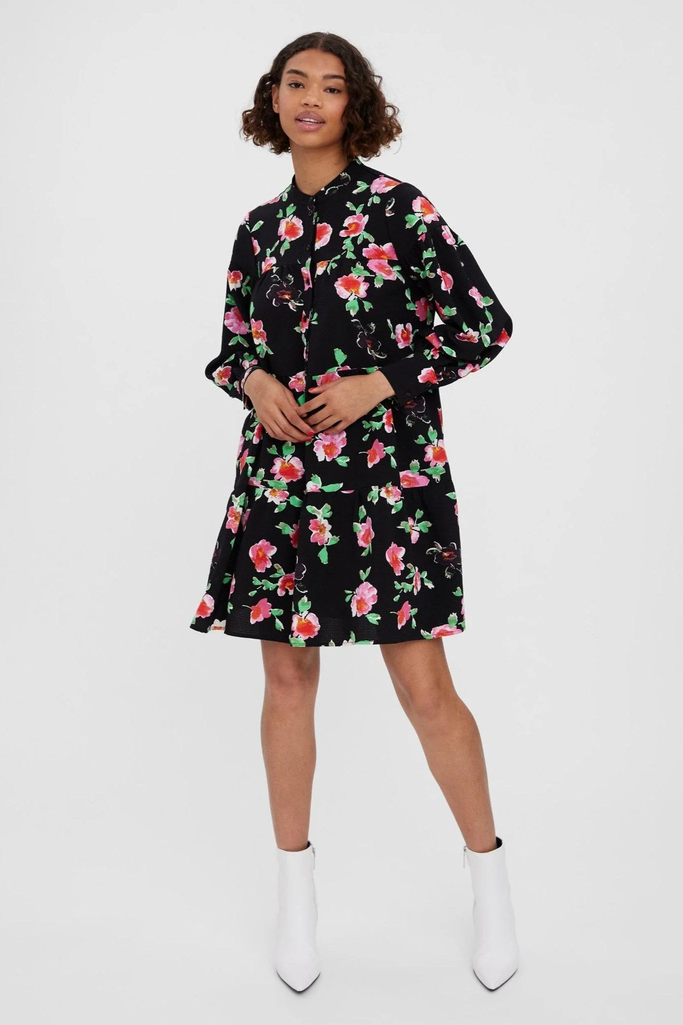 Hymnen Langarmankleid - schwarze Hymnen - Image 2