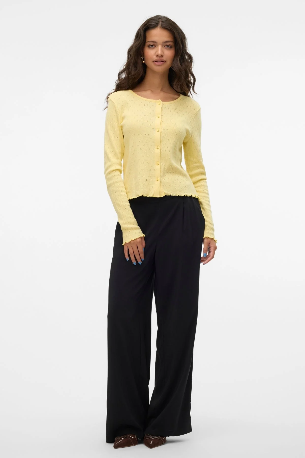 Isa O -Neck -Strickjacke - Anisblume - Image 2