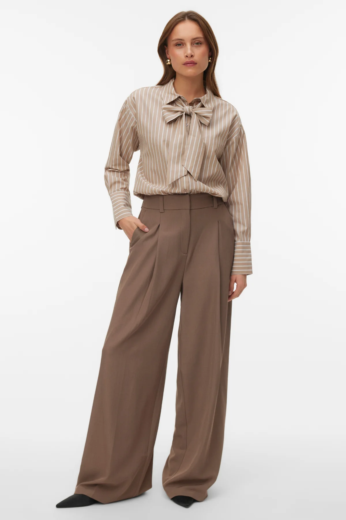 Islunn Bow Shirt – Silberner Nerz Schneewittchen - Image 2