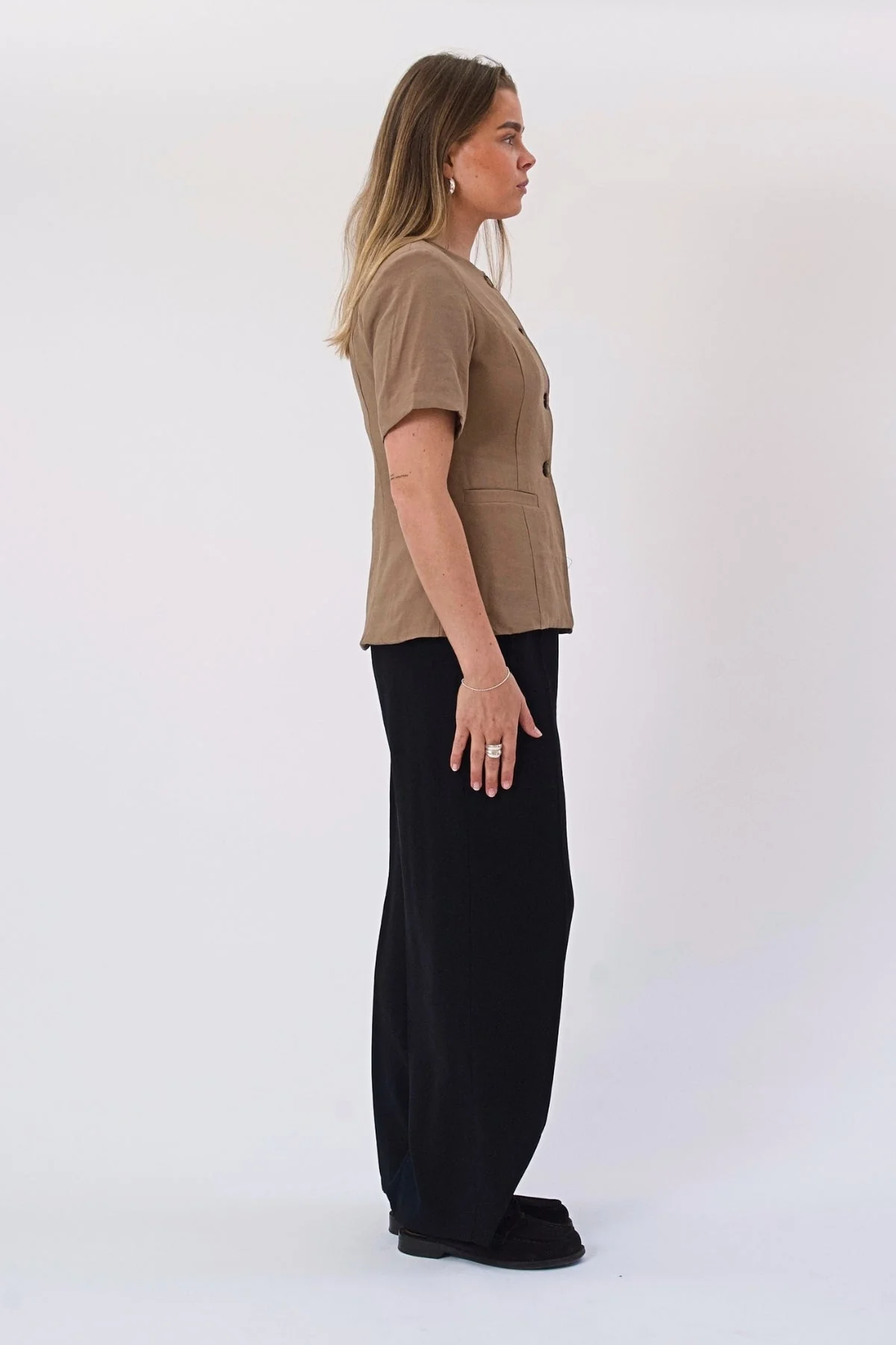 Isolde-Blazer – Hellbraun - Image 3