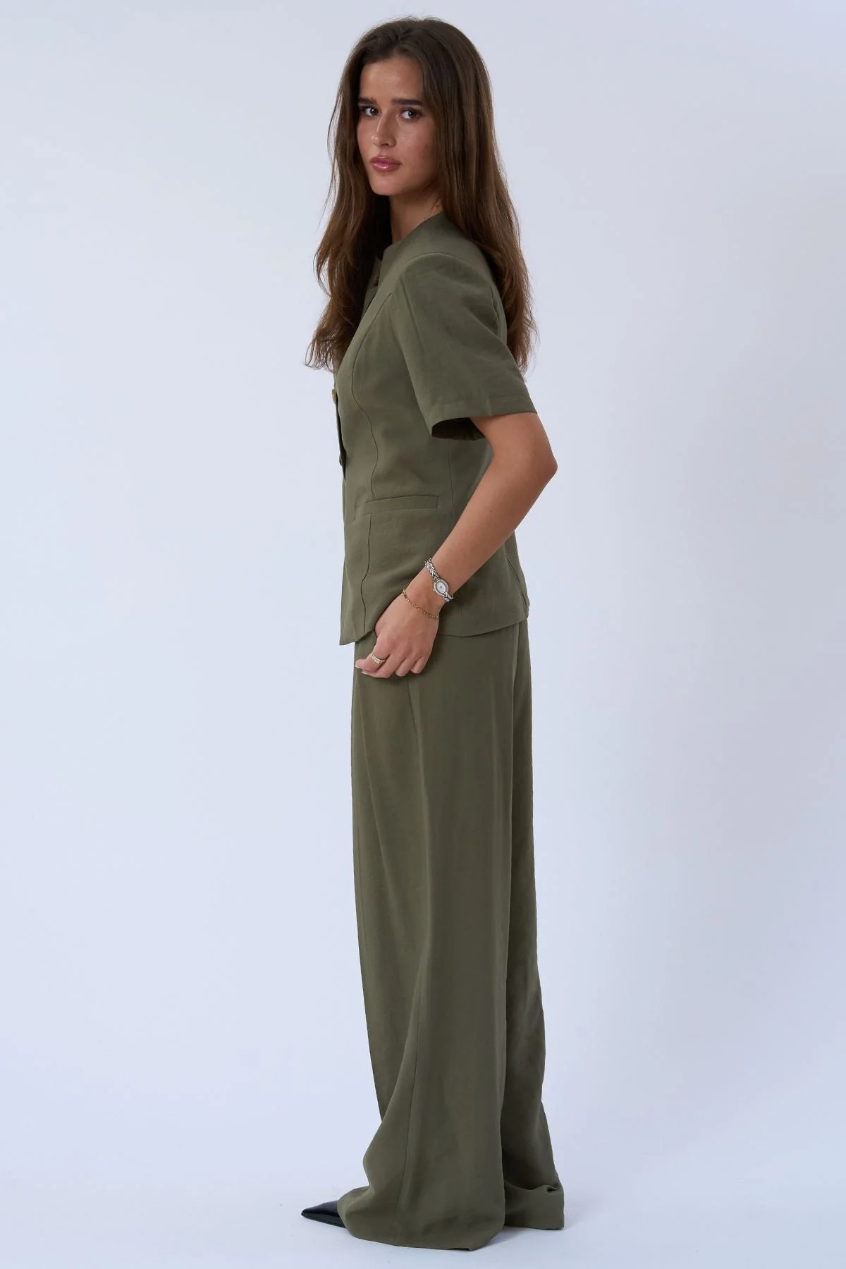 Isolde Pants - Olive - Image 3