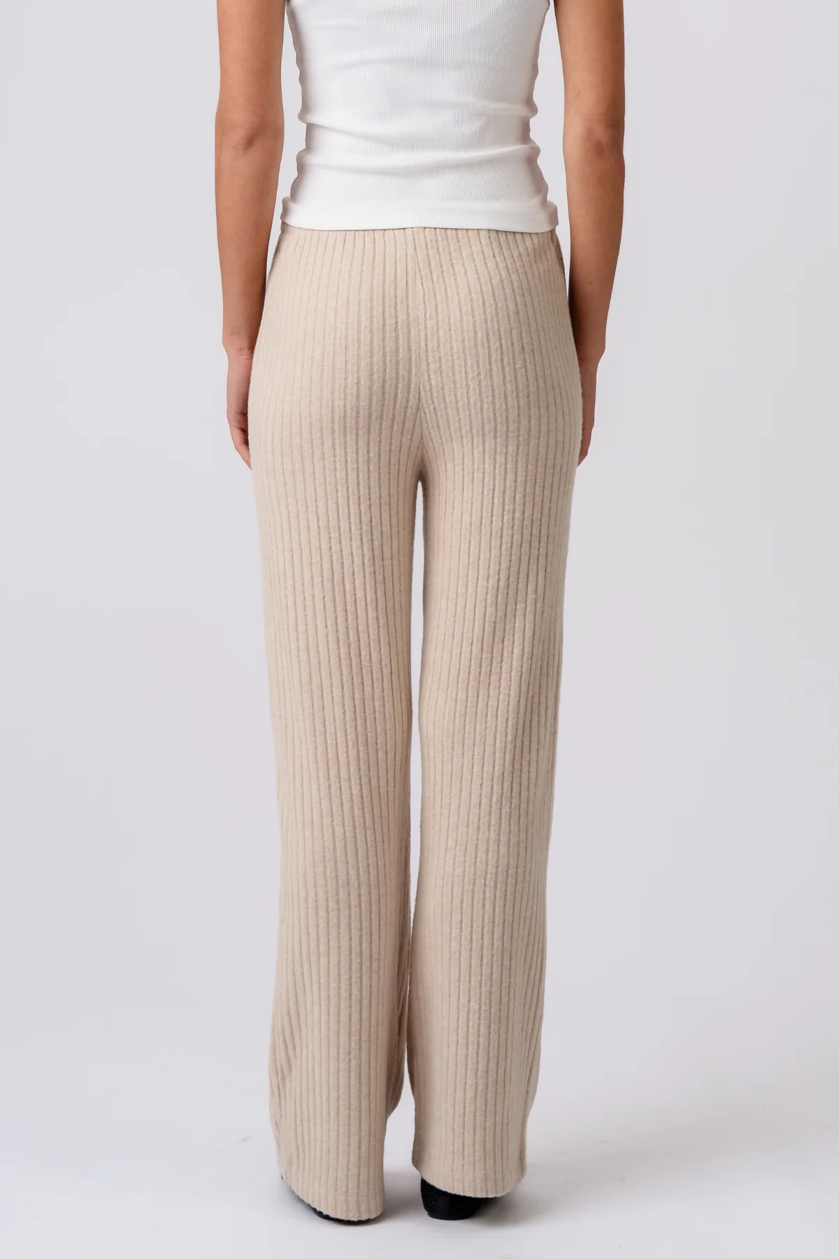 Efeu-Strick Pants - Beige - Image 6