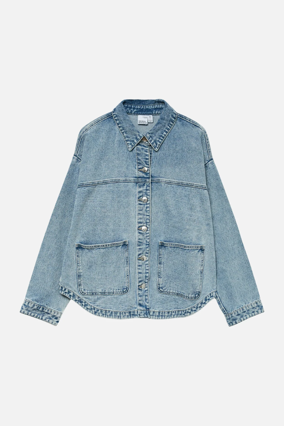 Jamie Denim Shacket - Hellblauer Denim - Image 6