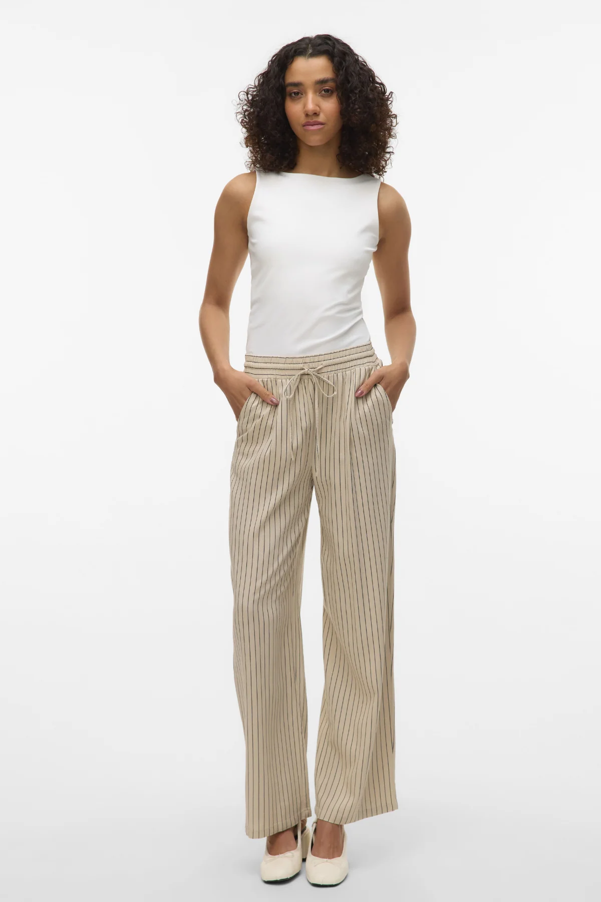 Jesmilo breit Pants - Silberstreifen - Image 6