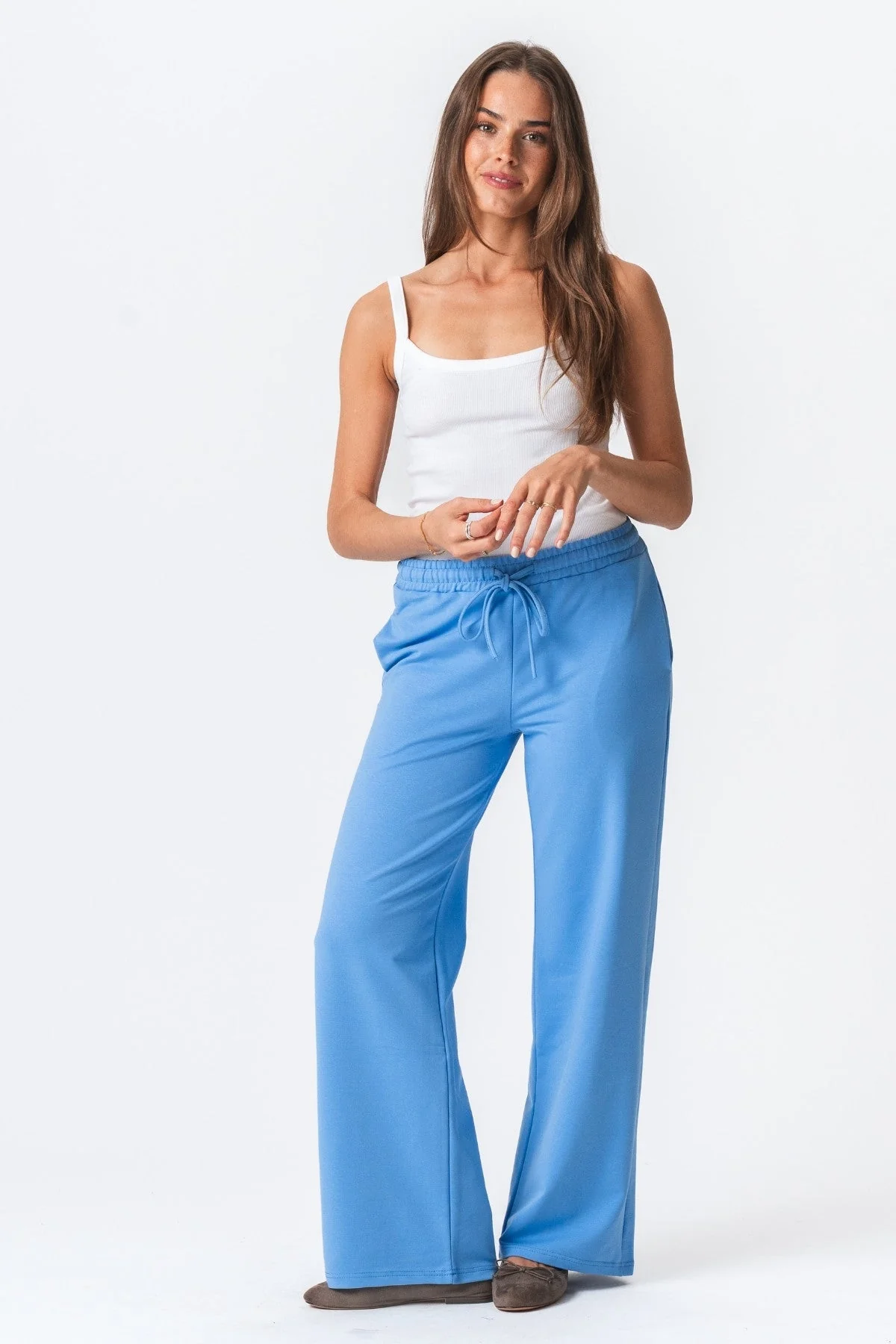 Jogginghosen weit - hellblau - Image 3