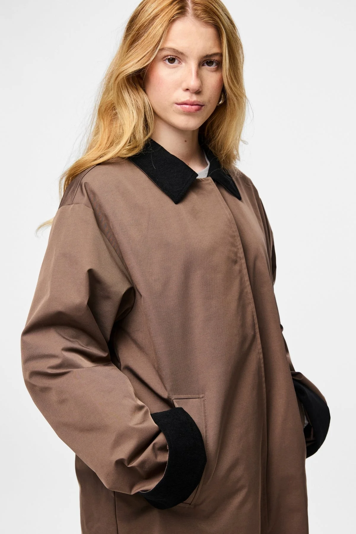 Jorma Lange leichte Jacke – Kaffeequarz Schwarz - Image 5