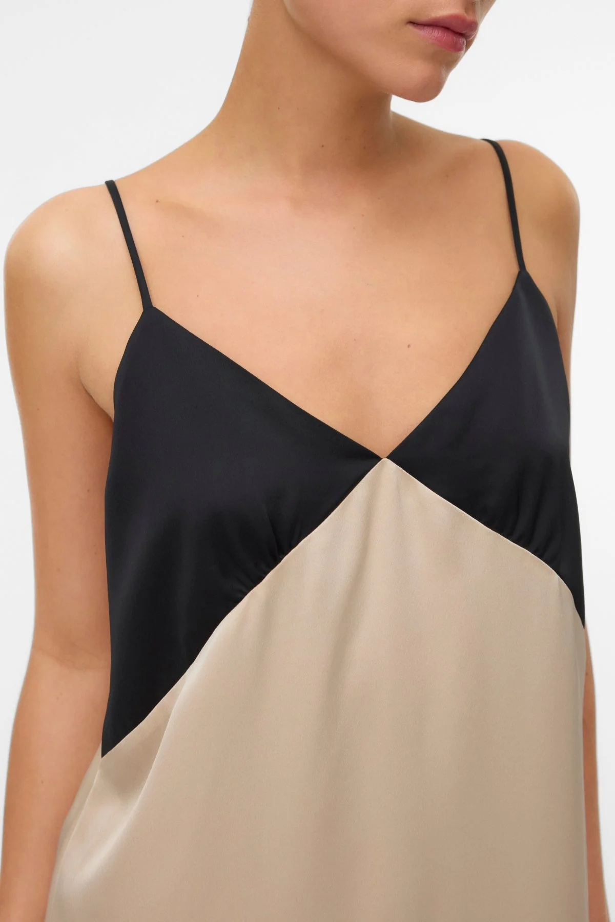 Joy Singlet-Knöchelkleid - Schwarz Zementkontrast - Image 3
