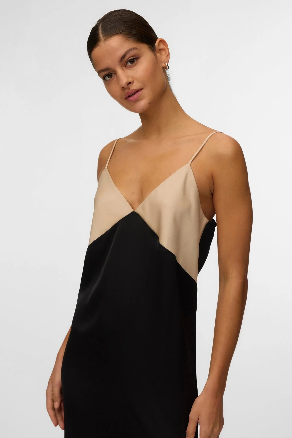 Joy Singlet Knöchelkleid – Zement Schwarz Kontrast - Image 2