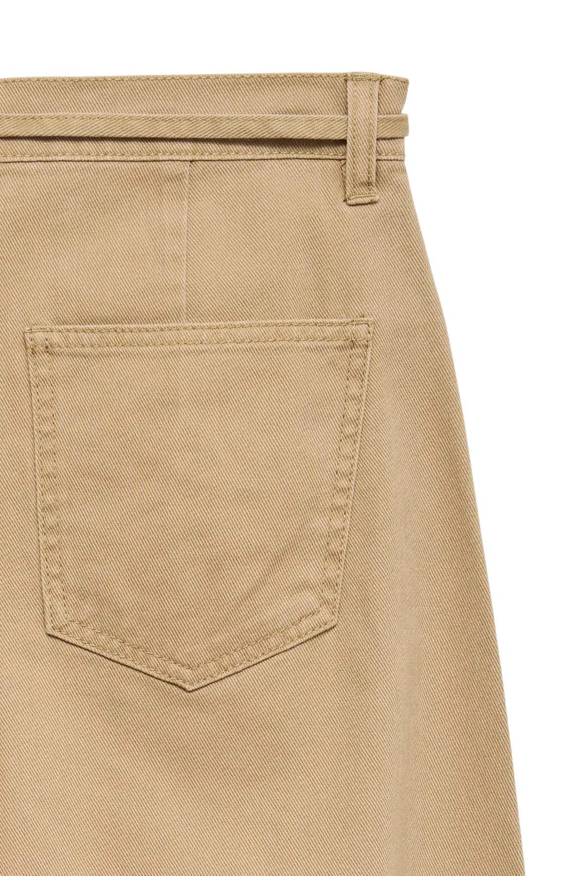 Kaitlin Wide Coloured Barrel Jeans – Kelp - Image 6
