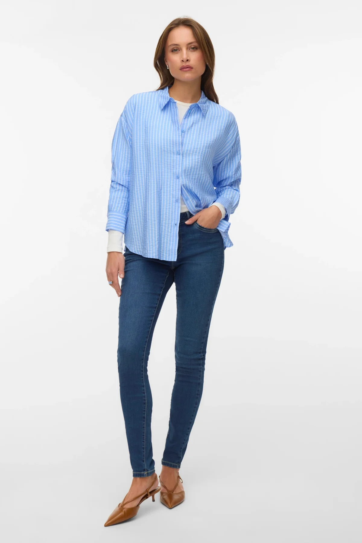Kaja Ls Hemd - Vista Blue Sandra - Image 2