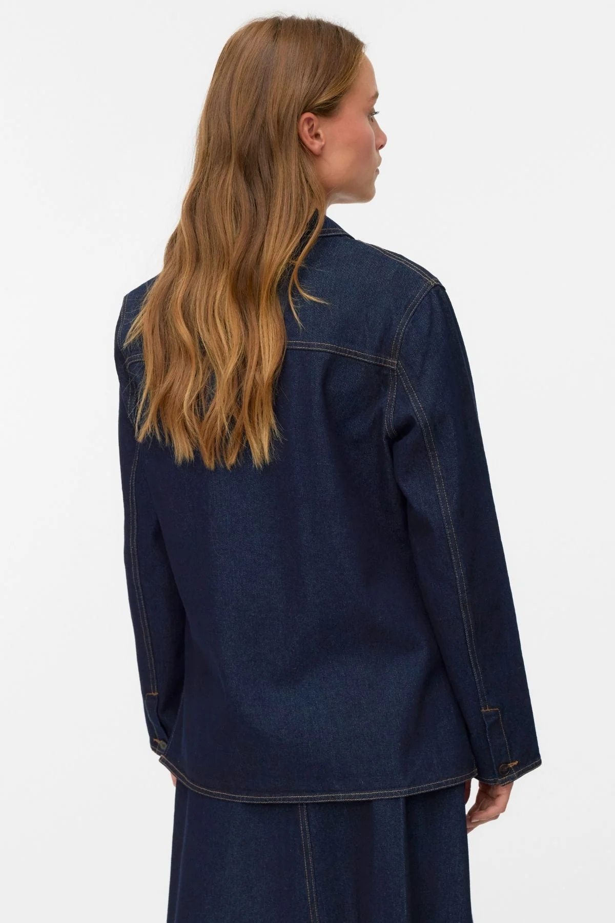 Kanika Denim Blazer -Hemd - dunkelblauer Denim - Image 4