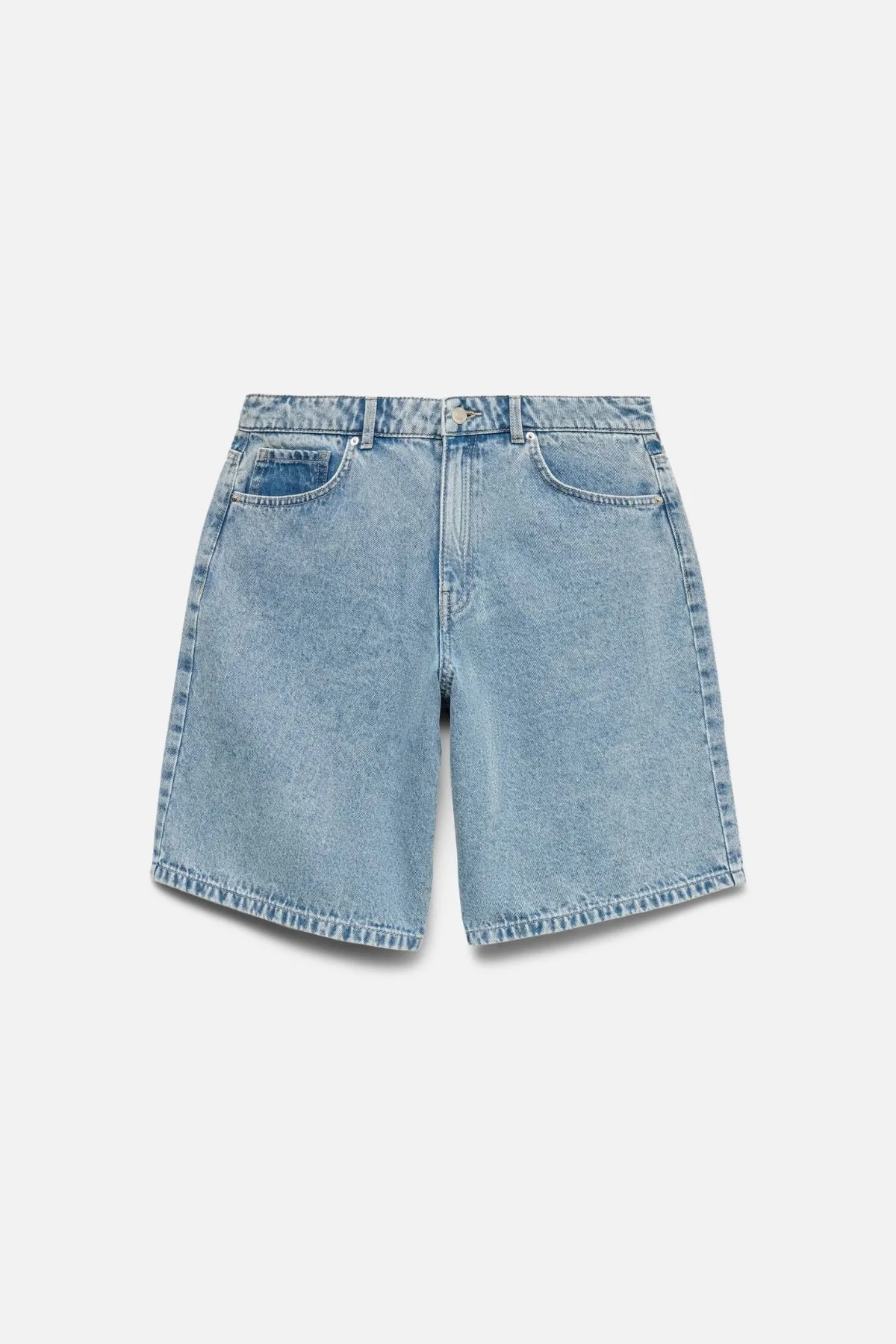 Kath Long Denim Shorts - Hellblauer Denim - Image 8