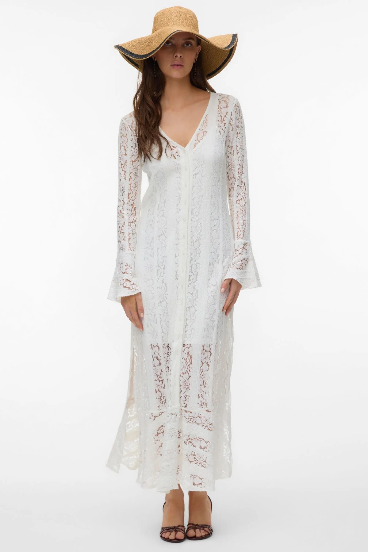 Kennedy Knöchelkleid - Cloud Dancer - Image 2