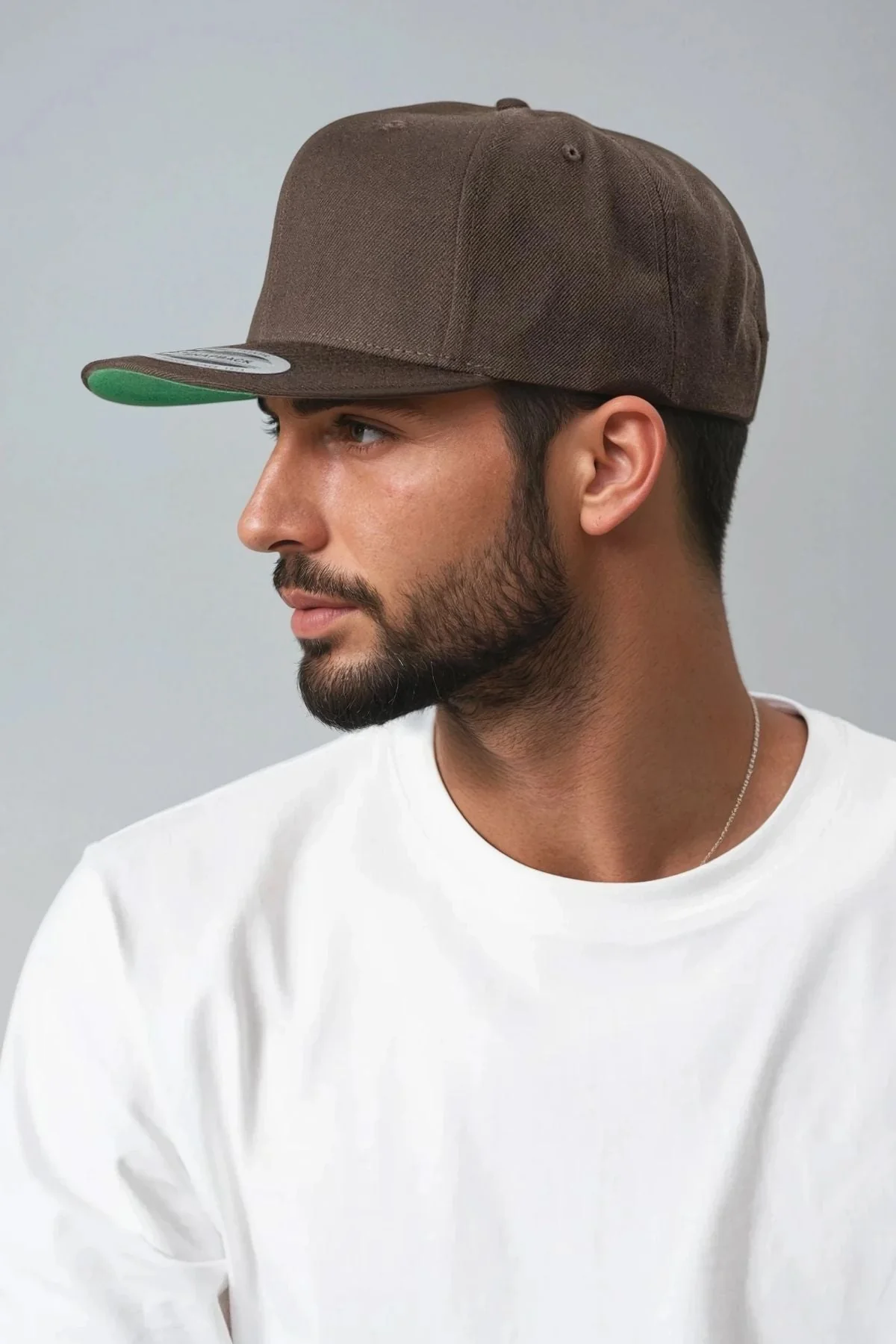 Klassiker Snapback - Brown - Image 3
