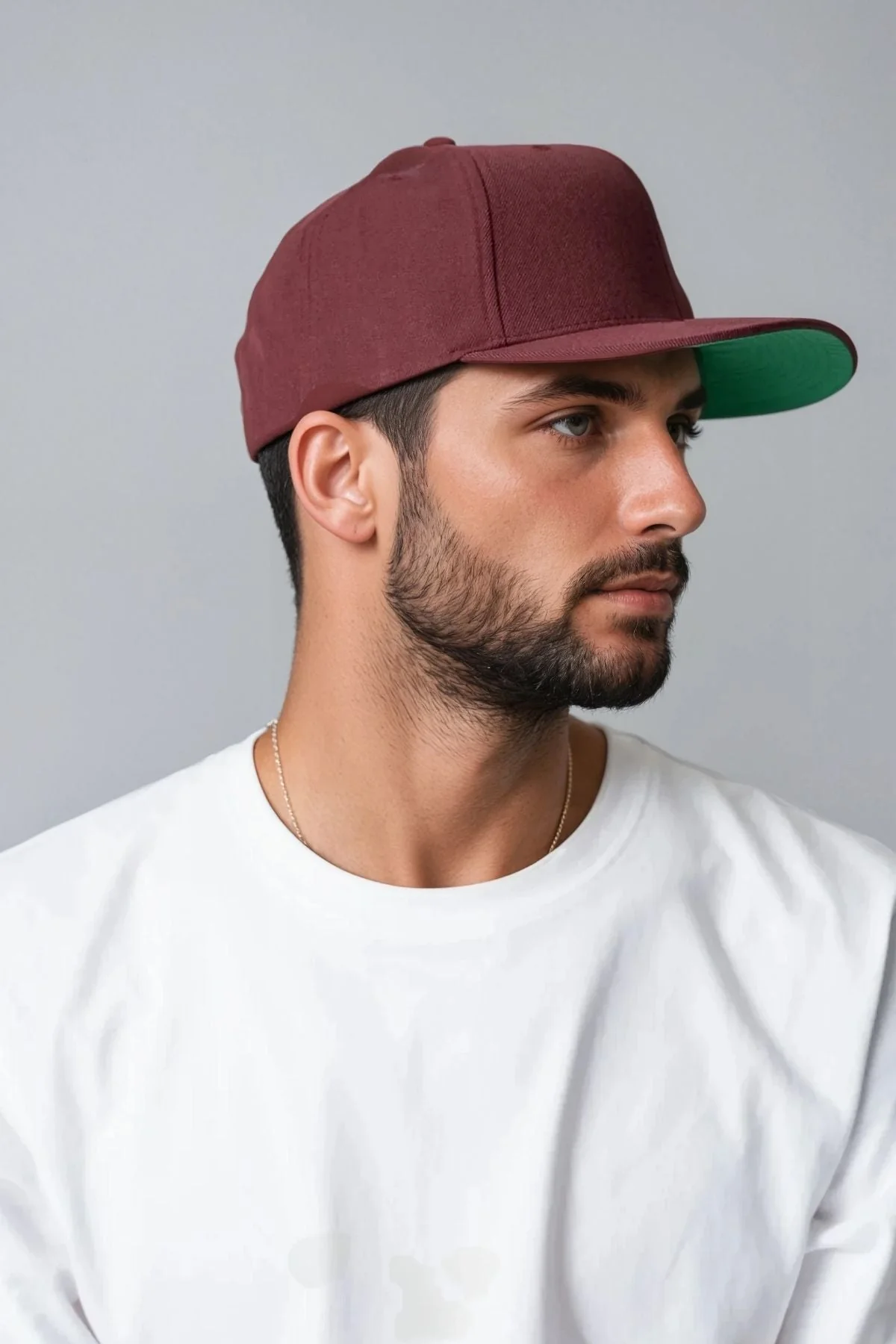 Klassiker Snapback - Kastanienbraun - Image 2