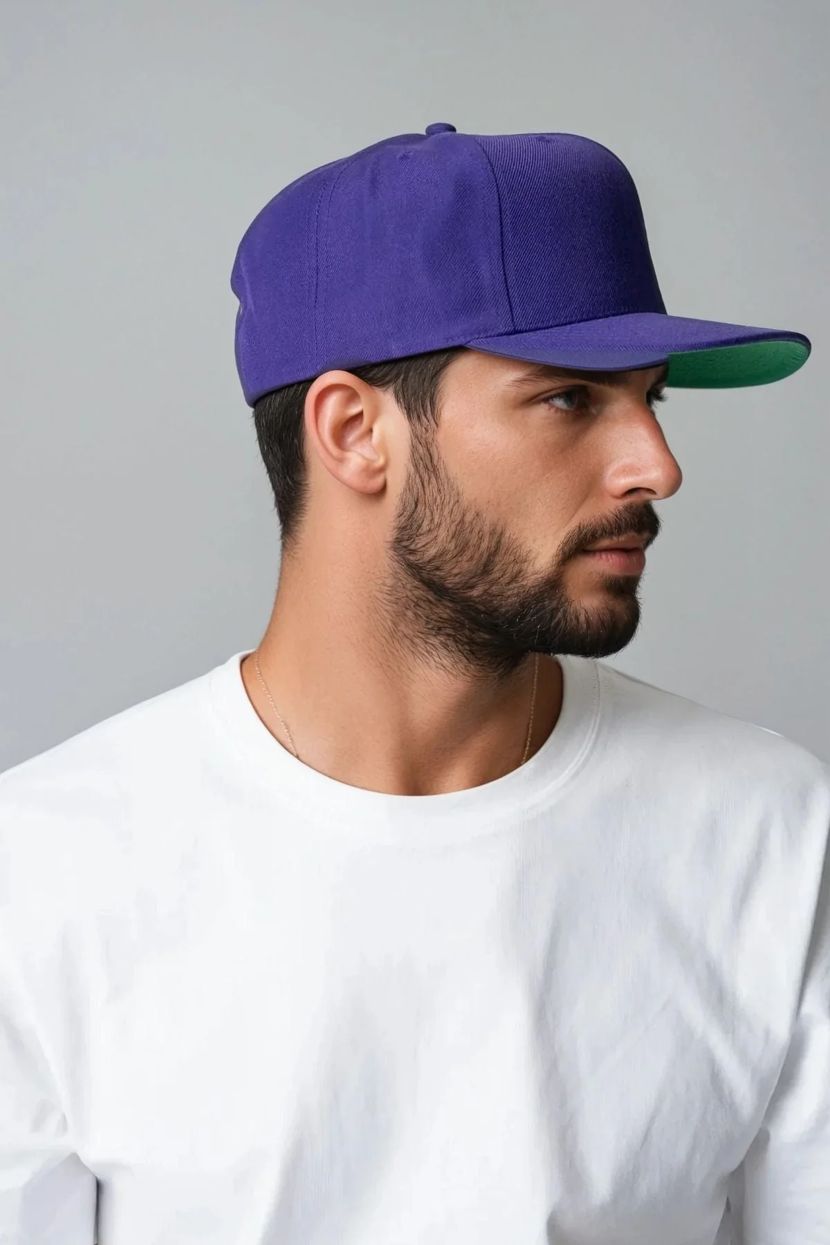 Klassiker Snapback - lila - Image 2