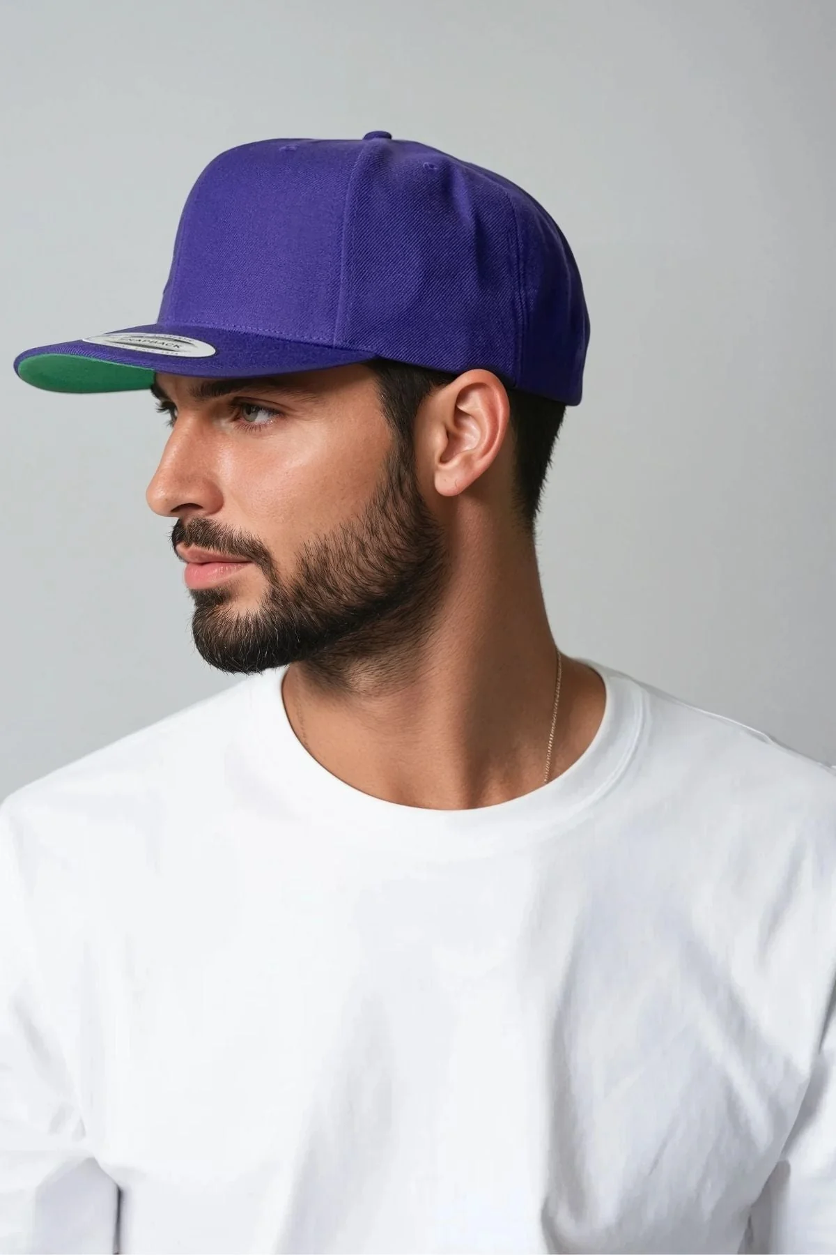 Klassiker Snapback - lila - Image 3
