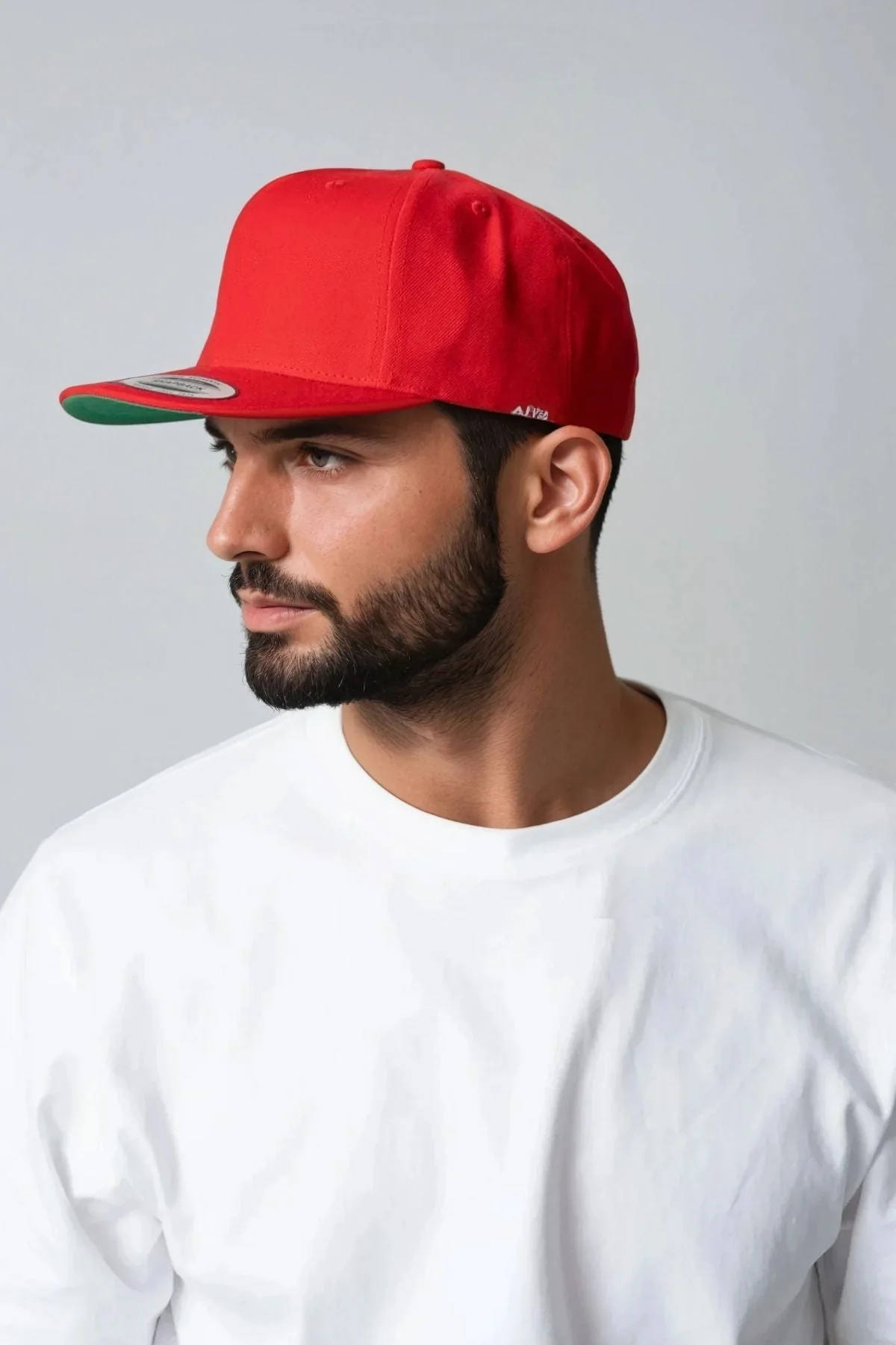 Klassiker Snapback - rot - Image 2