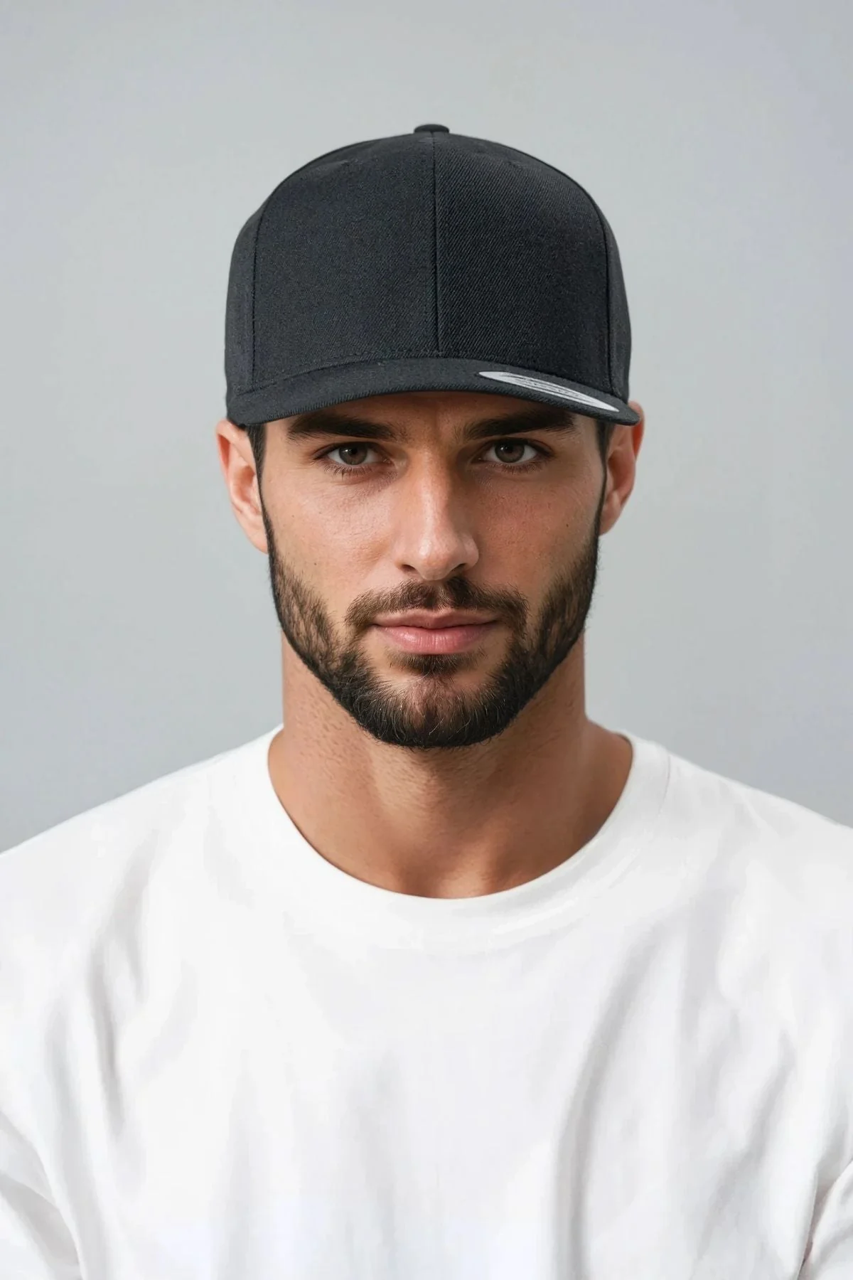 Klassiker Snapback - Schwarz