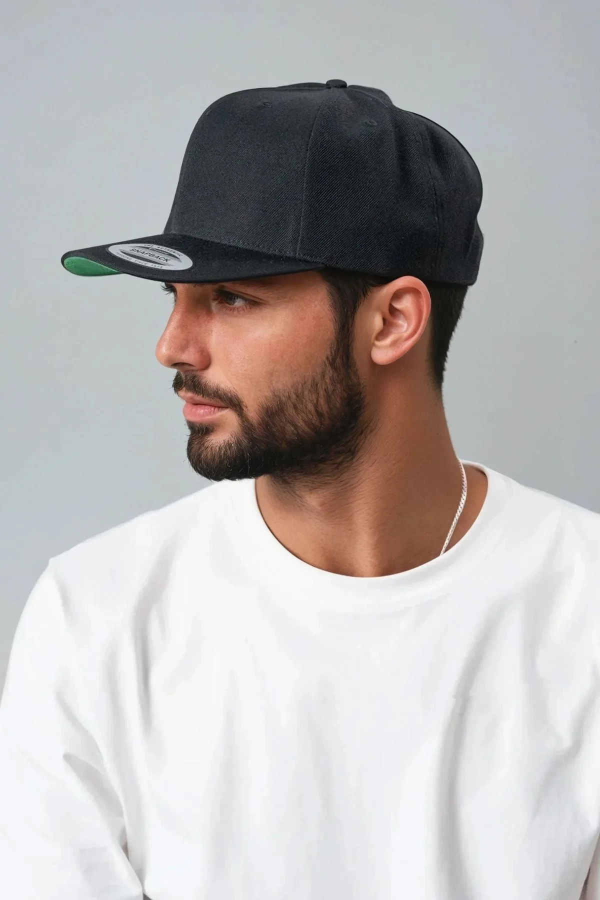 Klassiker Snapback - Schwarz - Image 3