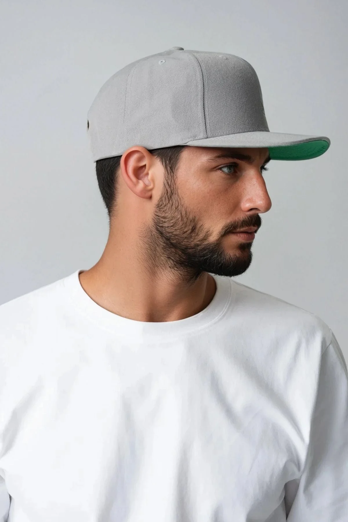 Klassiker Snapback - Silber - Image 2