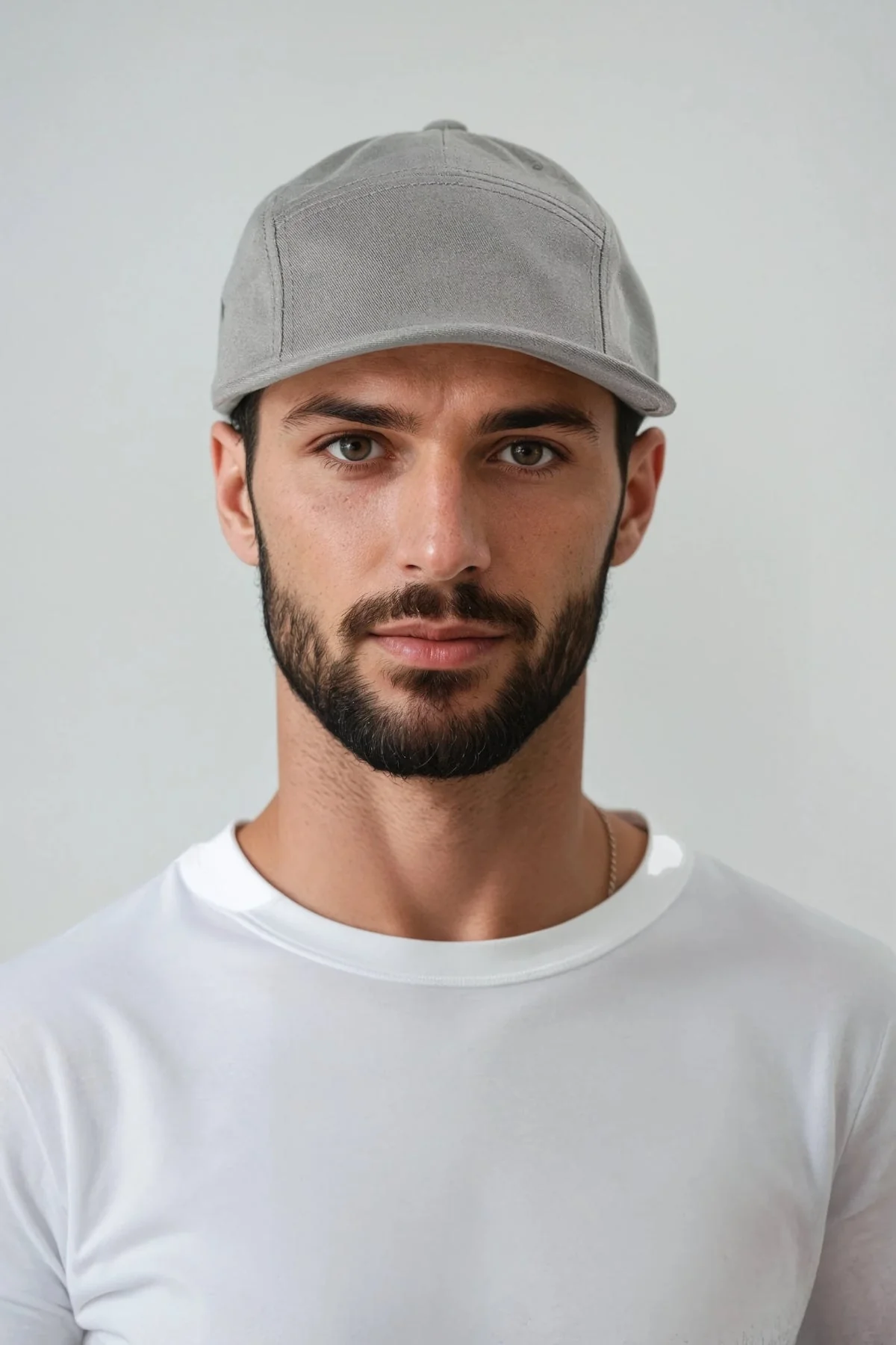 5-Panel-Kappe – Dunkelgrau