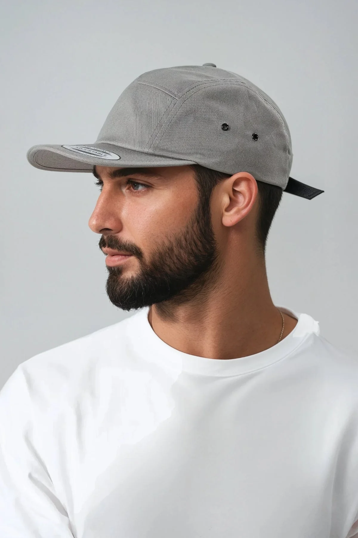 5-Panel-Kappe – Dunkelgrau - Image 3